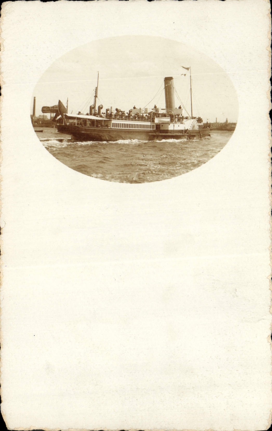 VINTAGE POSTCARD Steamer Boat
