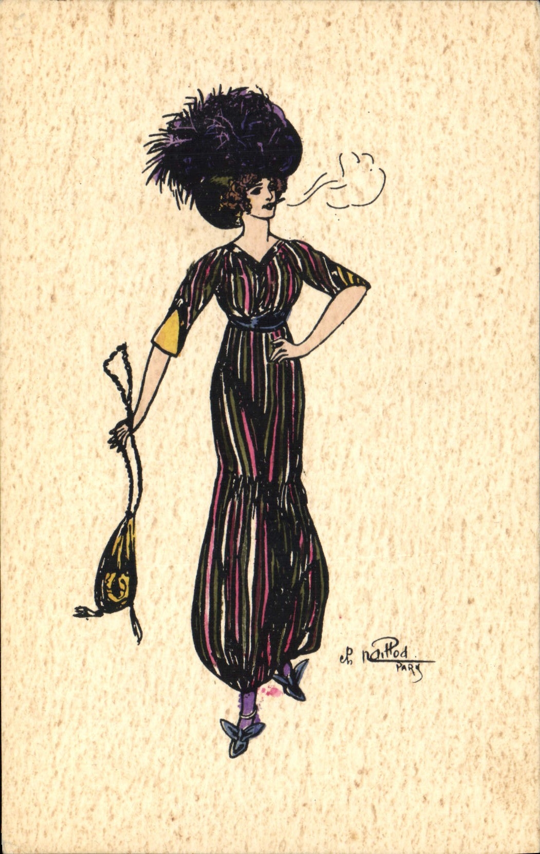 VINTAGE POSTCARD Fantasy Illustrator Raillod Woman