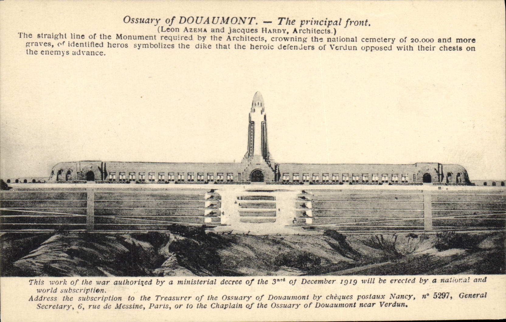 VINTAGE POSTCARD Militaria Douaumont