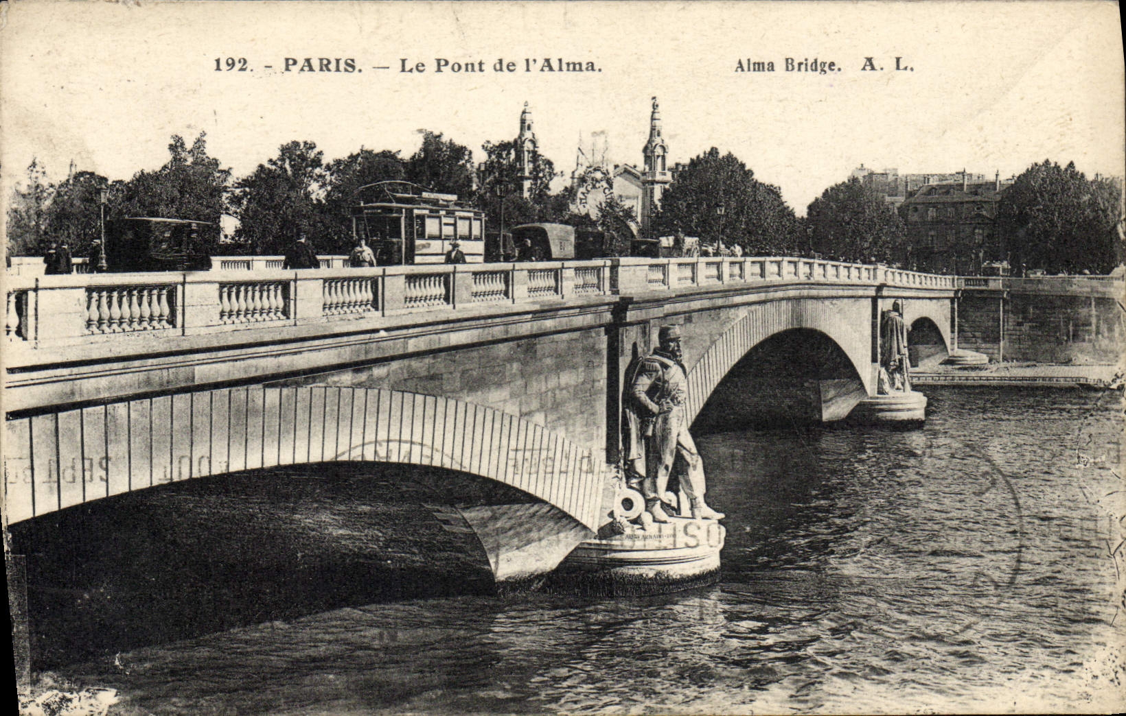 CPA Paris Le Pont De I'Alma