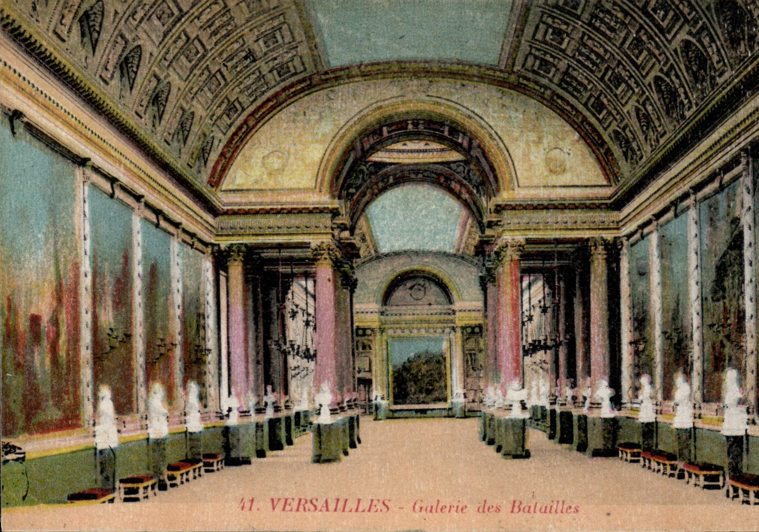 CPA Versailles Galerie Des Batailles