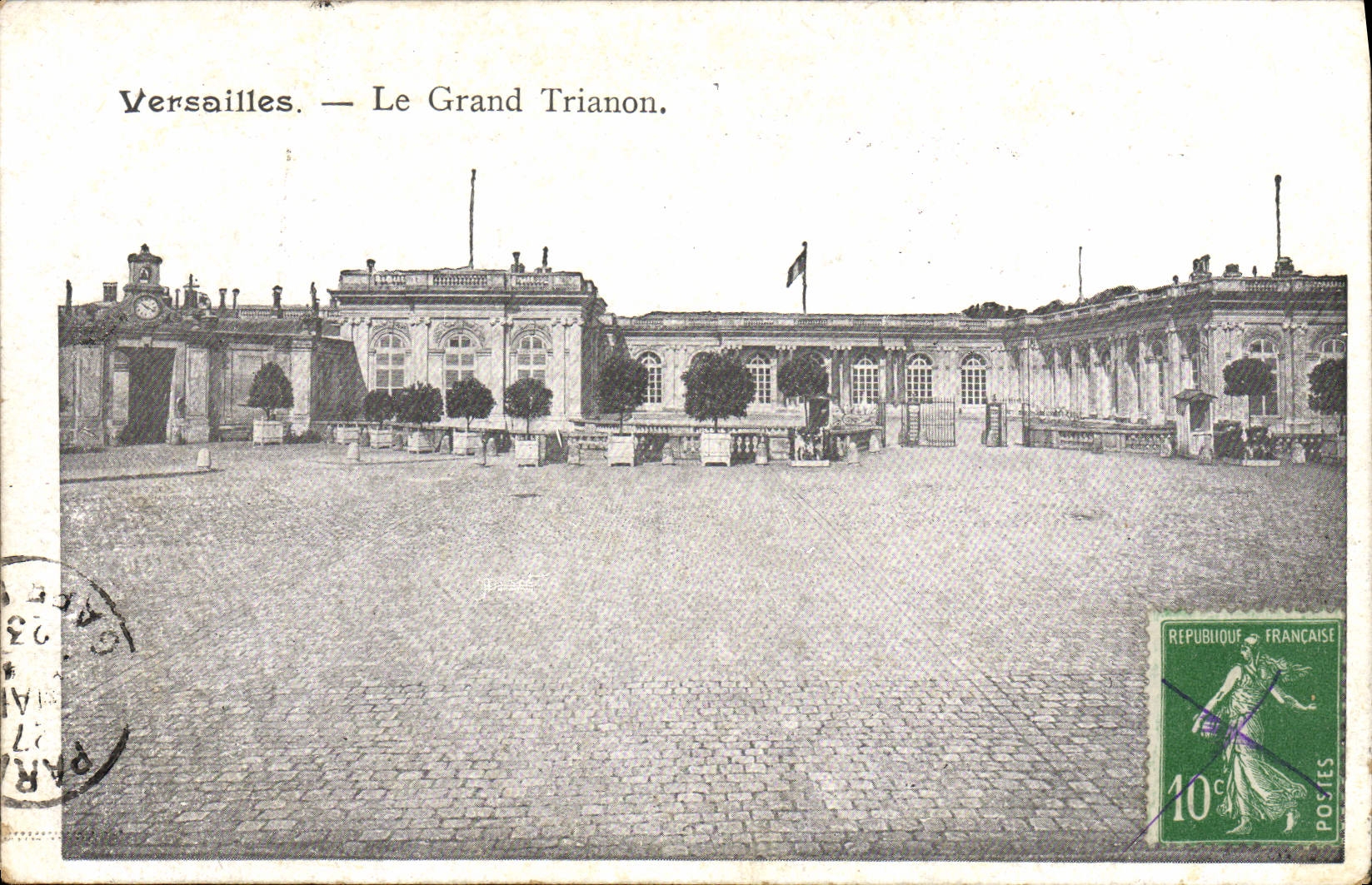 POSTAL Versalles Trianon grande de la VENDIMIA