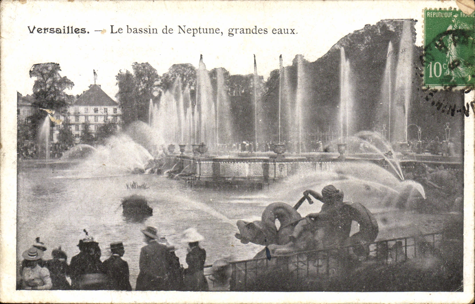 CPA Versailles Le Bassin De Neptune Grandes Eaux