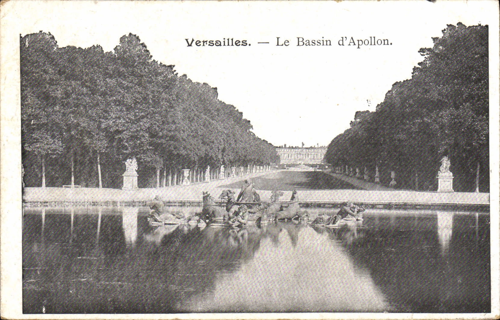 POSTAL Versalles de la VENDIMIA el lavabo de Apolo