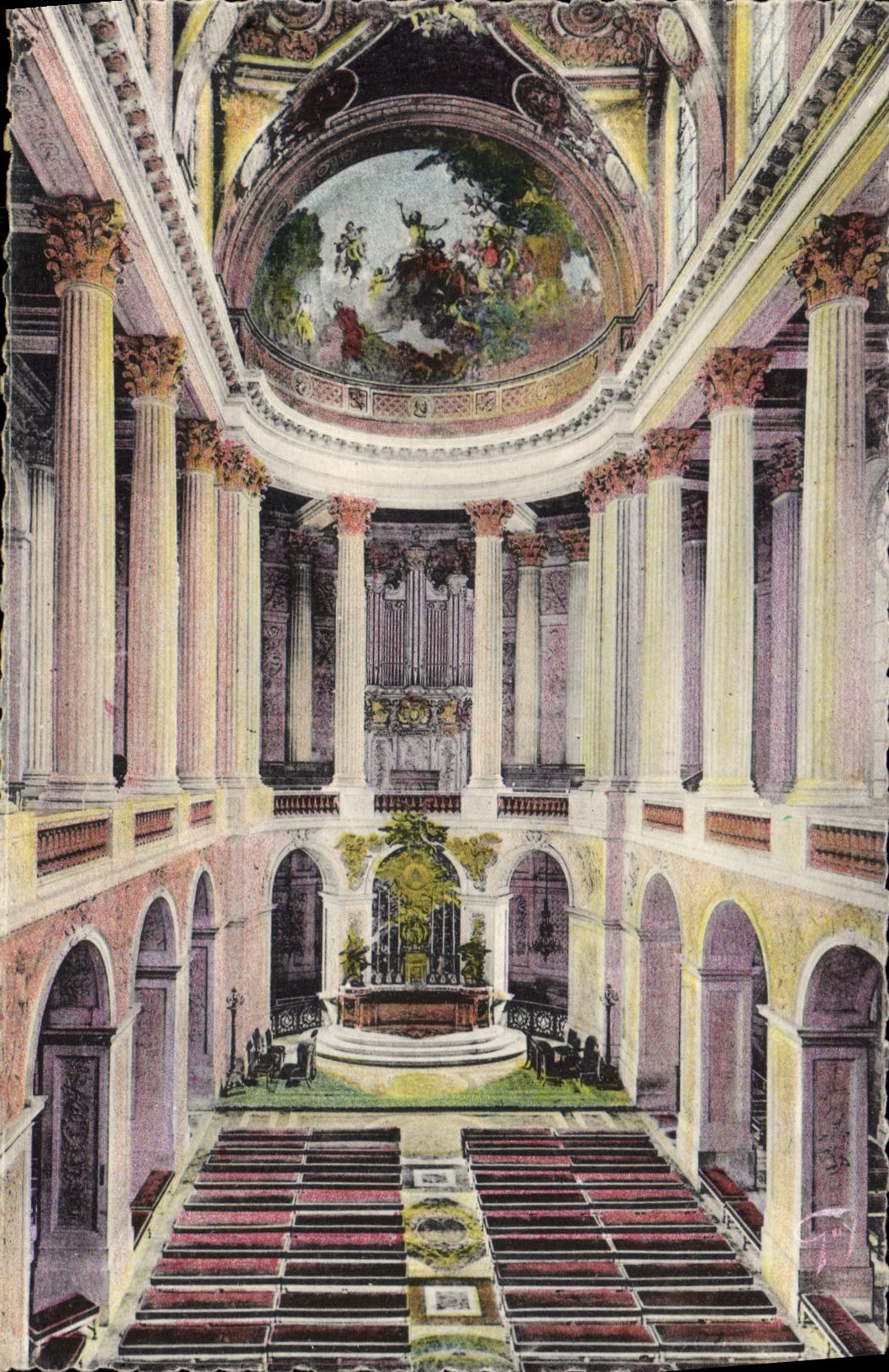 CPA Versailles Interieur De la Chapelle