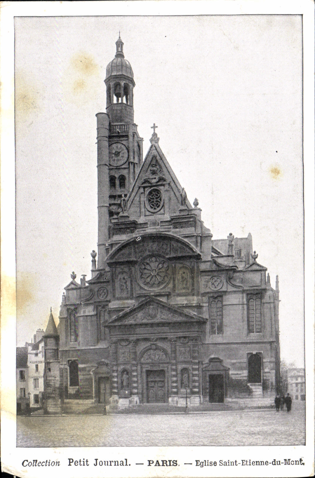 CPA Paris Petit Journal Eglise Saint Etienne Du Mont