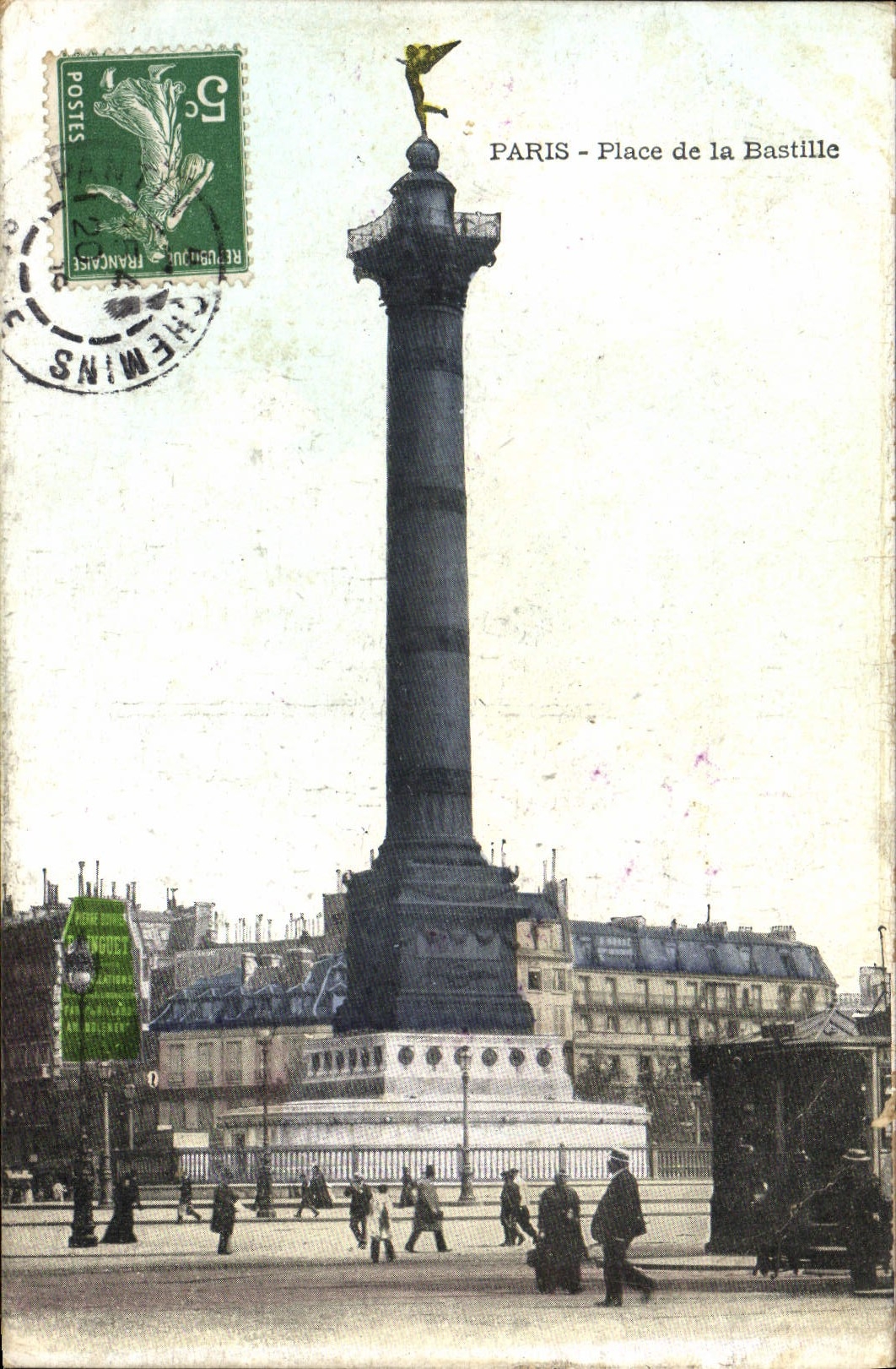 CPA Paris Place De La Bastille