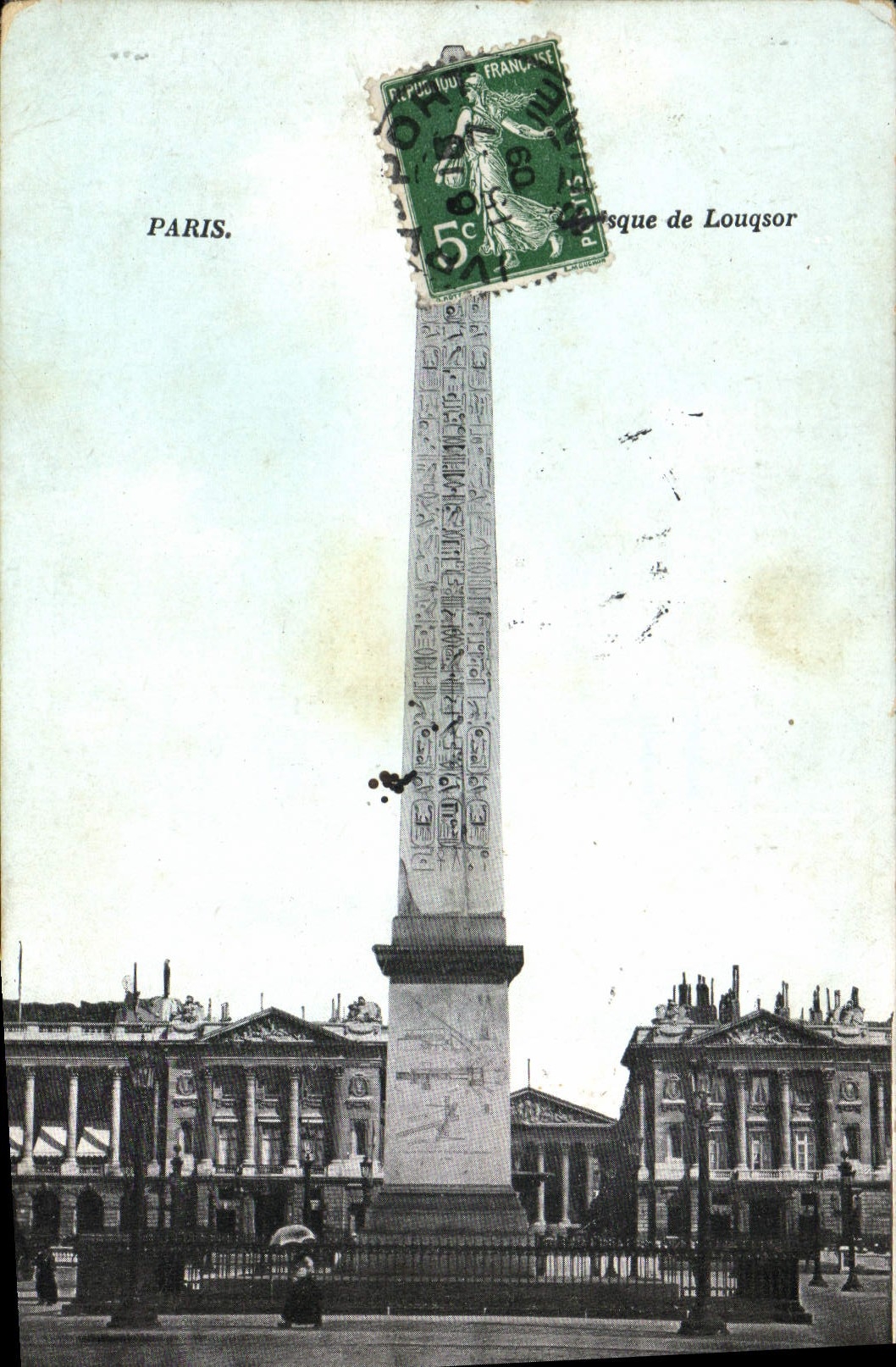 CPA Paris Obelisque De Louqsor
