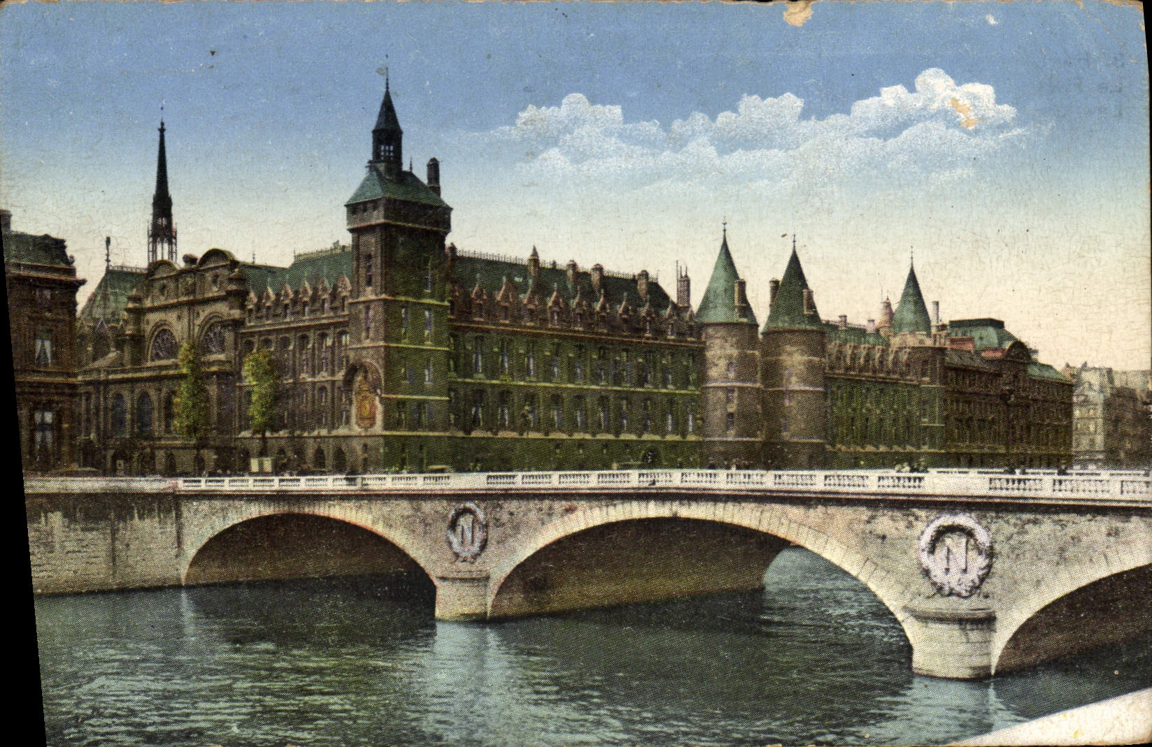 CPA Paris Le Palais De Justisce