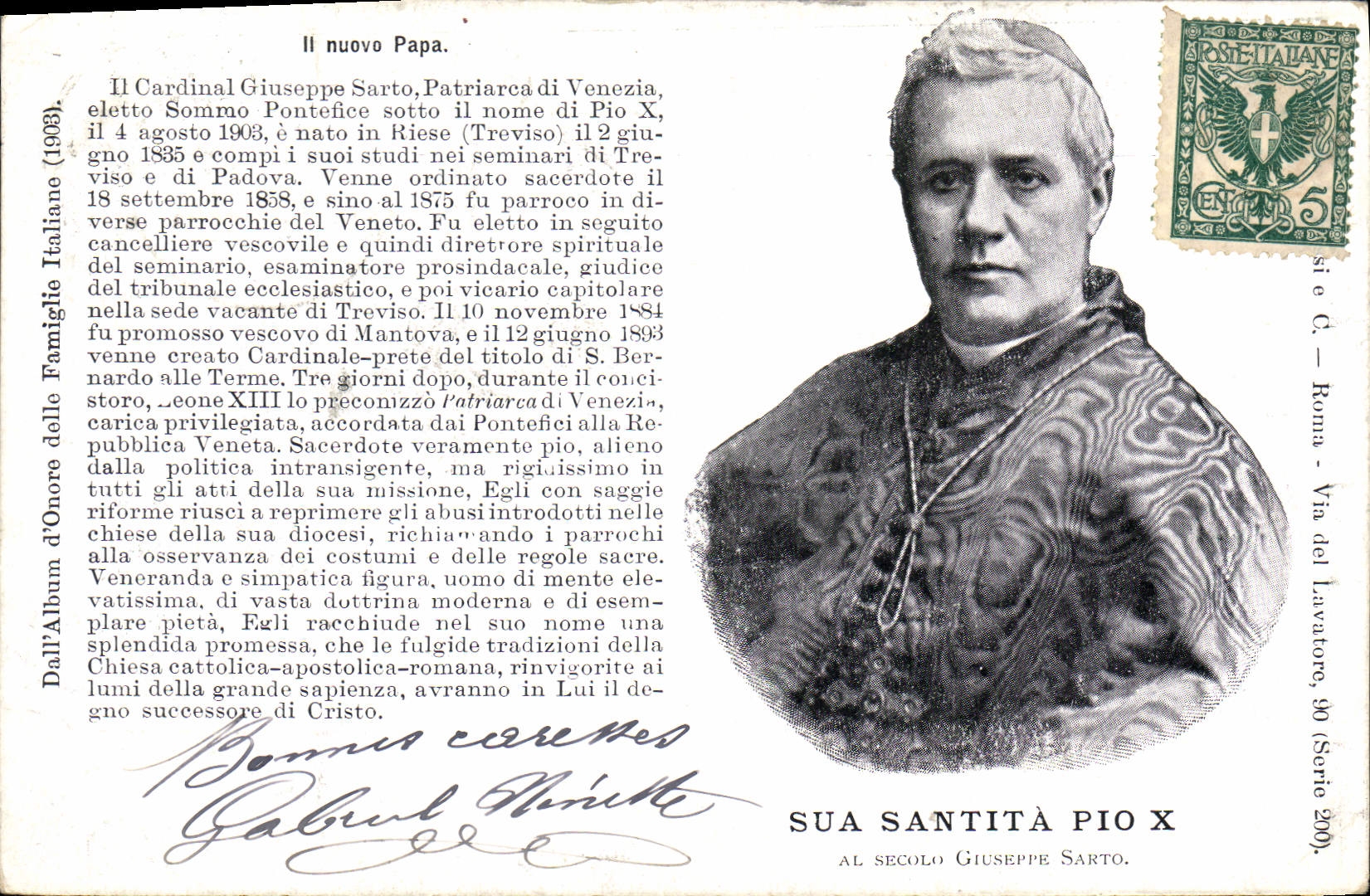 CPA Pape Sua Santita Pio X 
