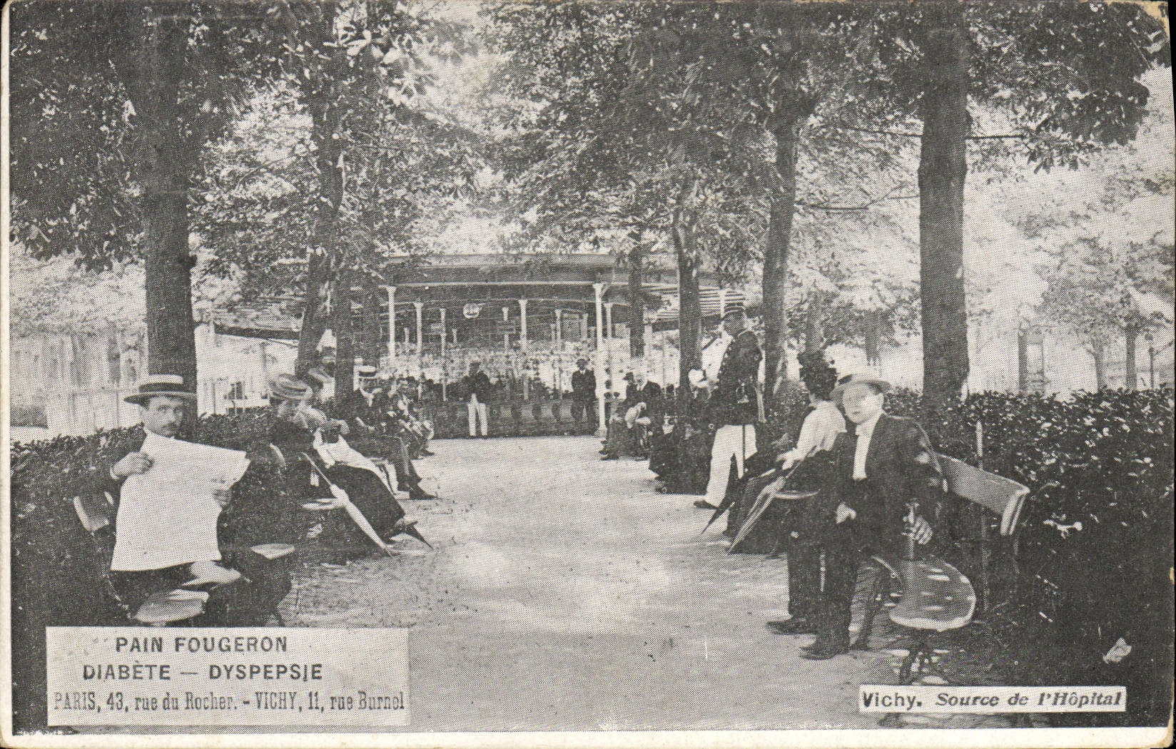 CPA Thermalisme Vichy Source de l'hopital