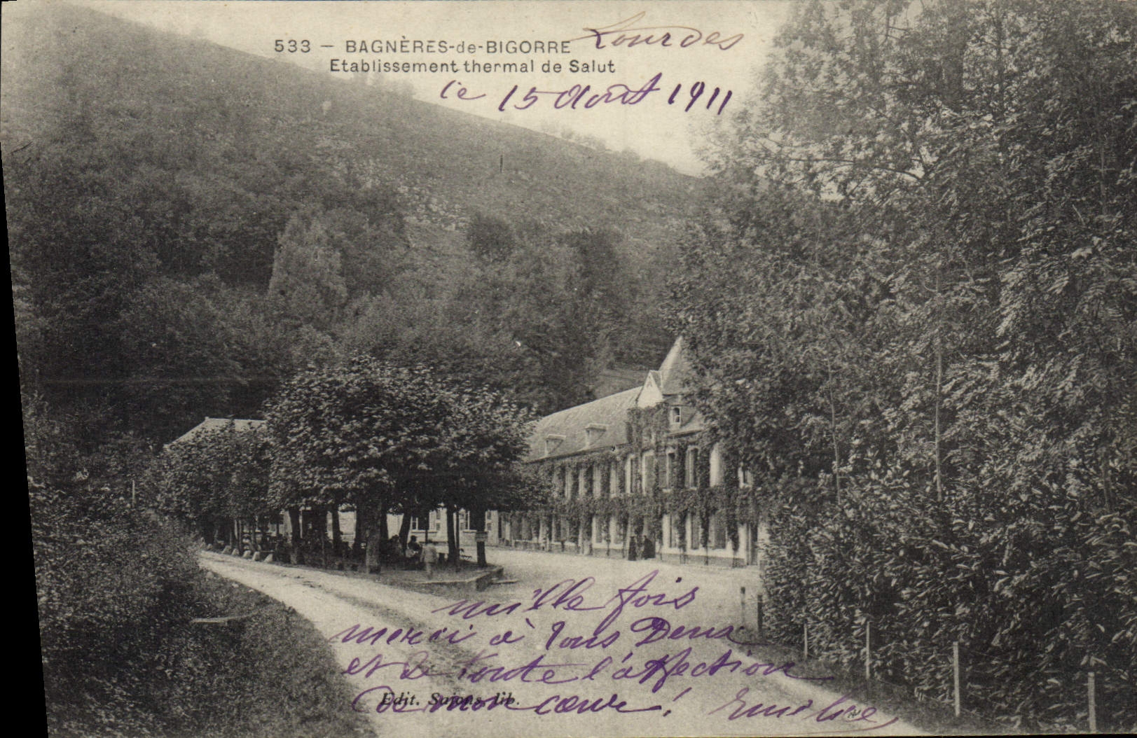 CPA Thermalisme Bagnerres de Bigorre Etablissement de salut 