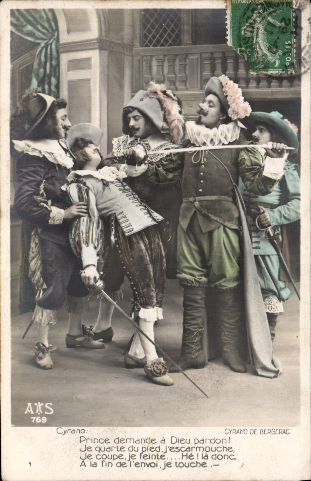 CPA Escrime Cyrano de Bergerac Rostand