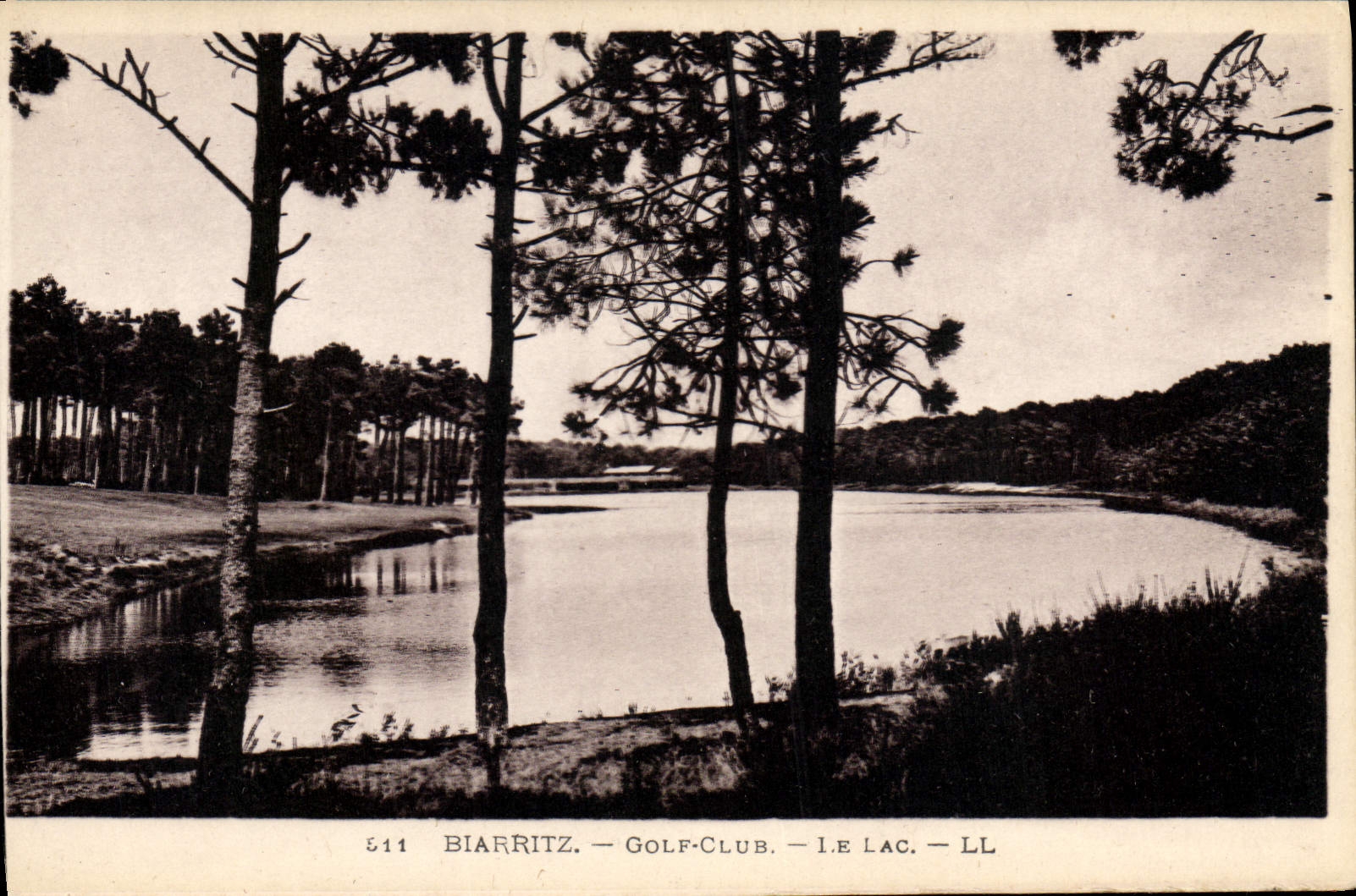 CPA Biarritz Golf Club Le lac 