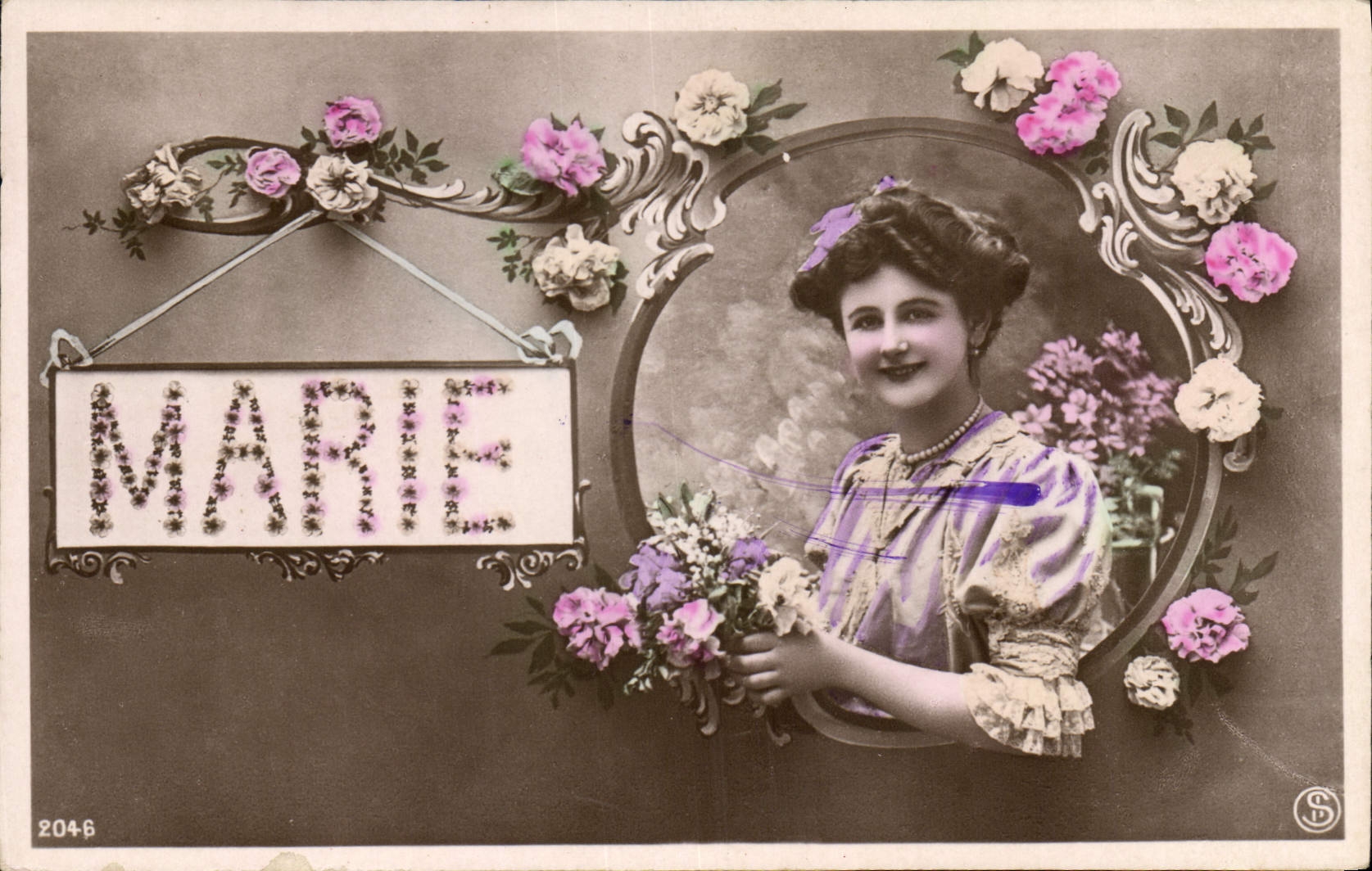 CPA Prenom Marie 