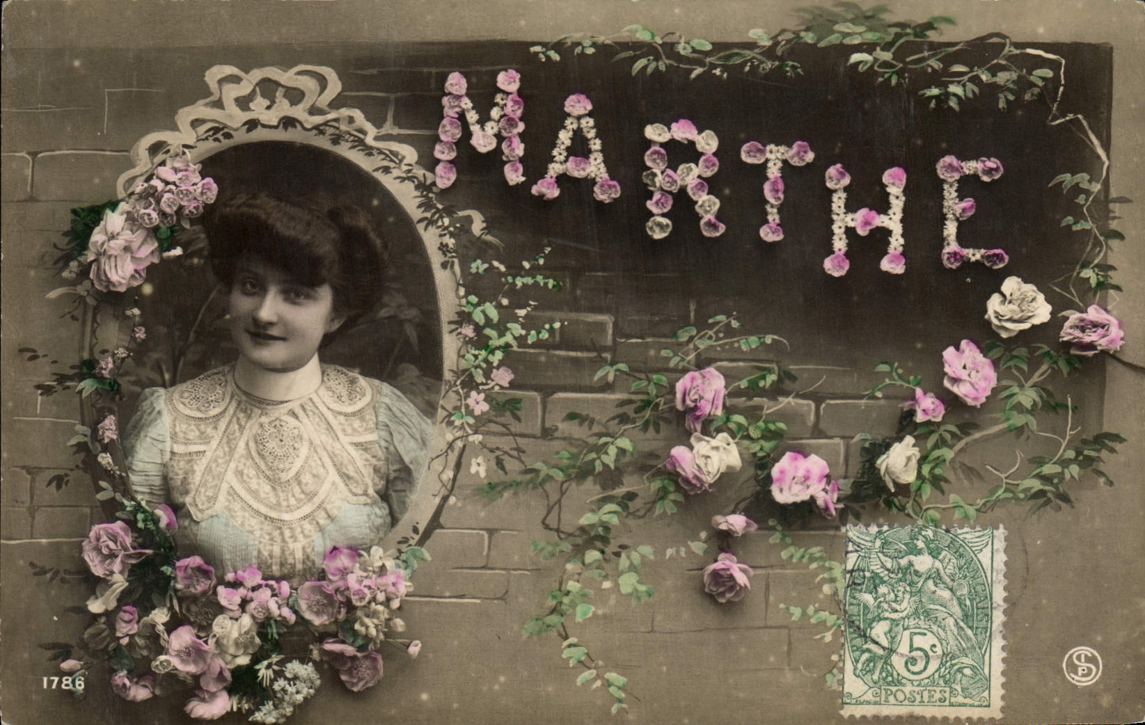CPA Prenom Marthe 