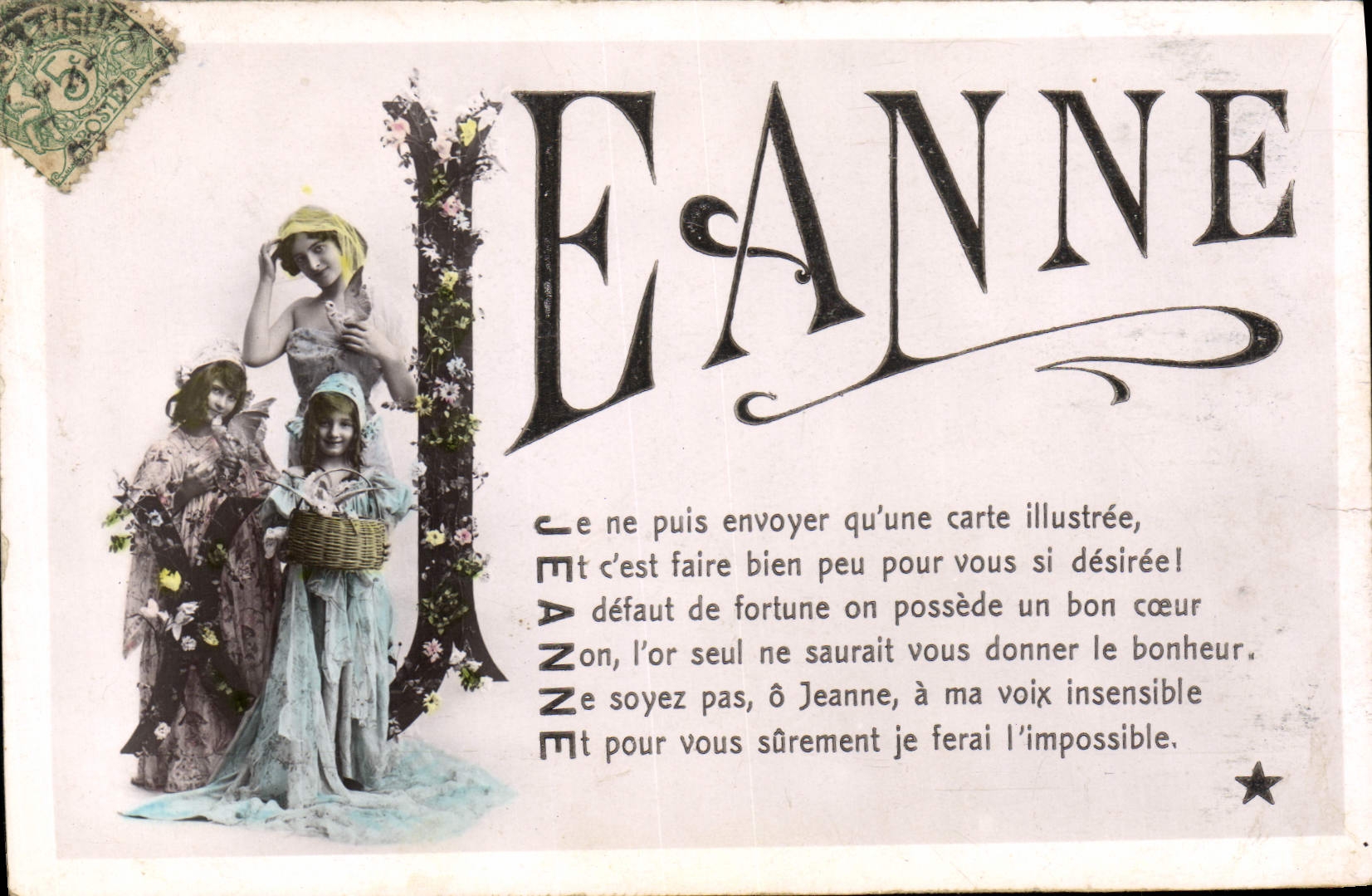 CPA Prenom Jeanne 