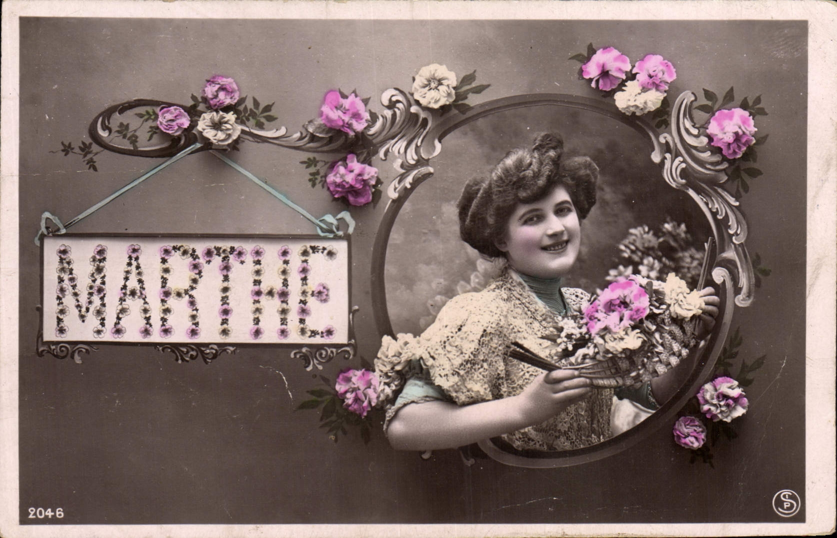 CPA Prenom Marthe