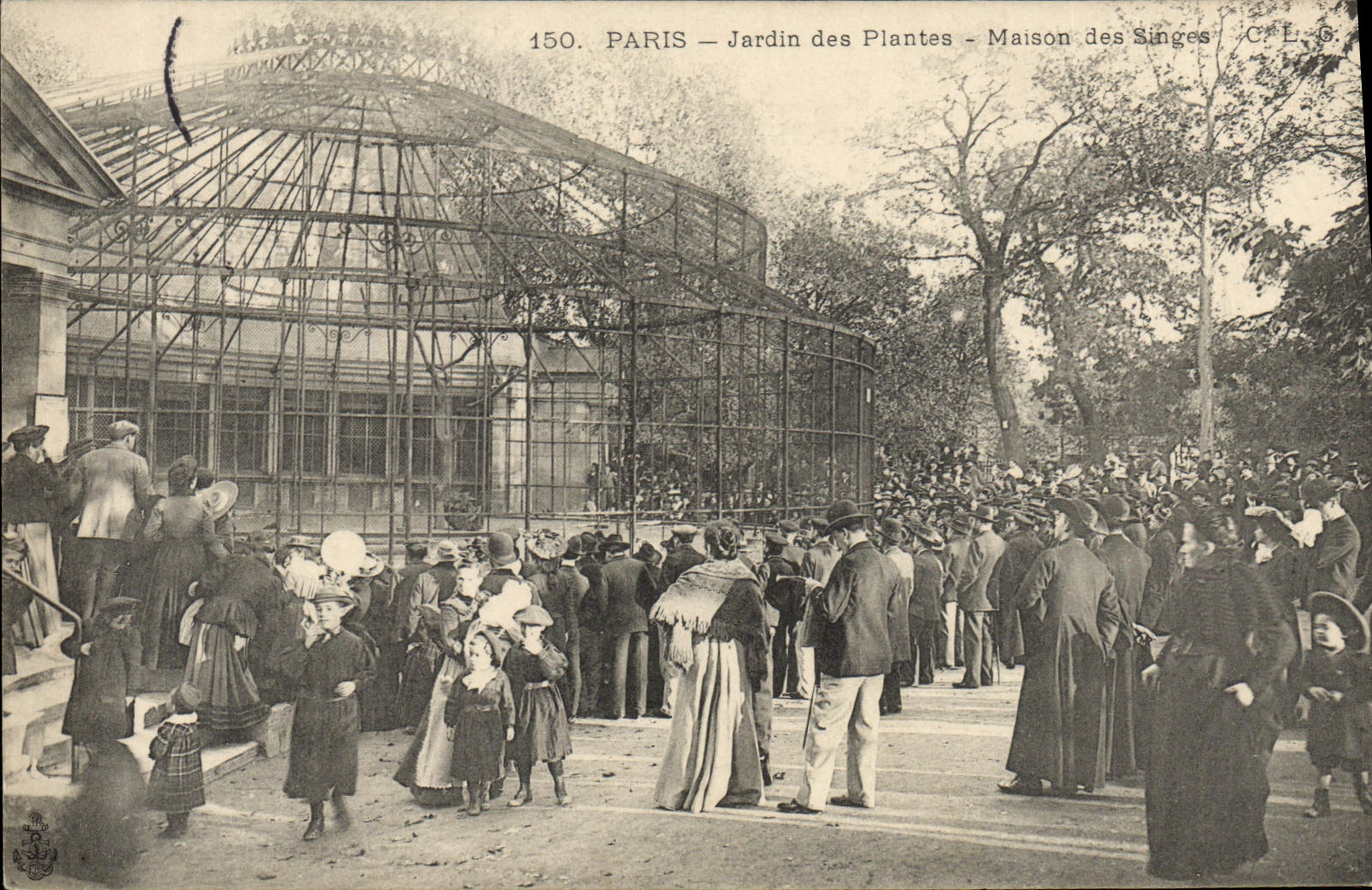 CPA Zoo Paris Jardin des plantes Maison des singes
