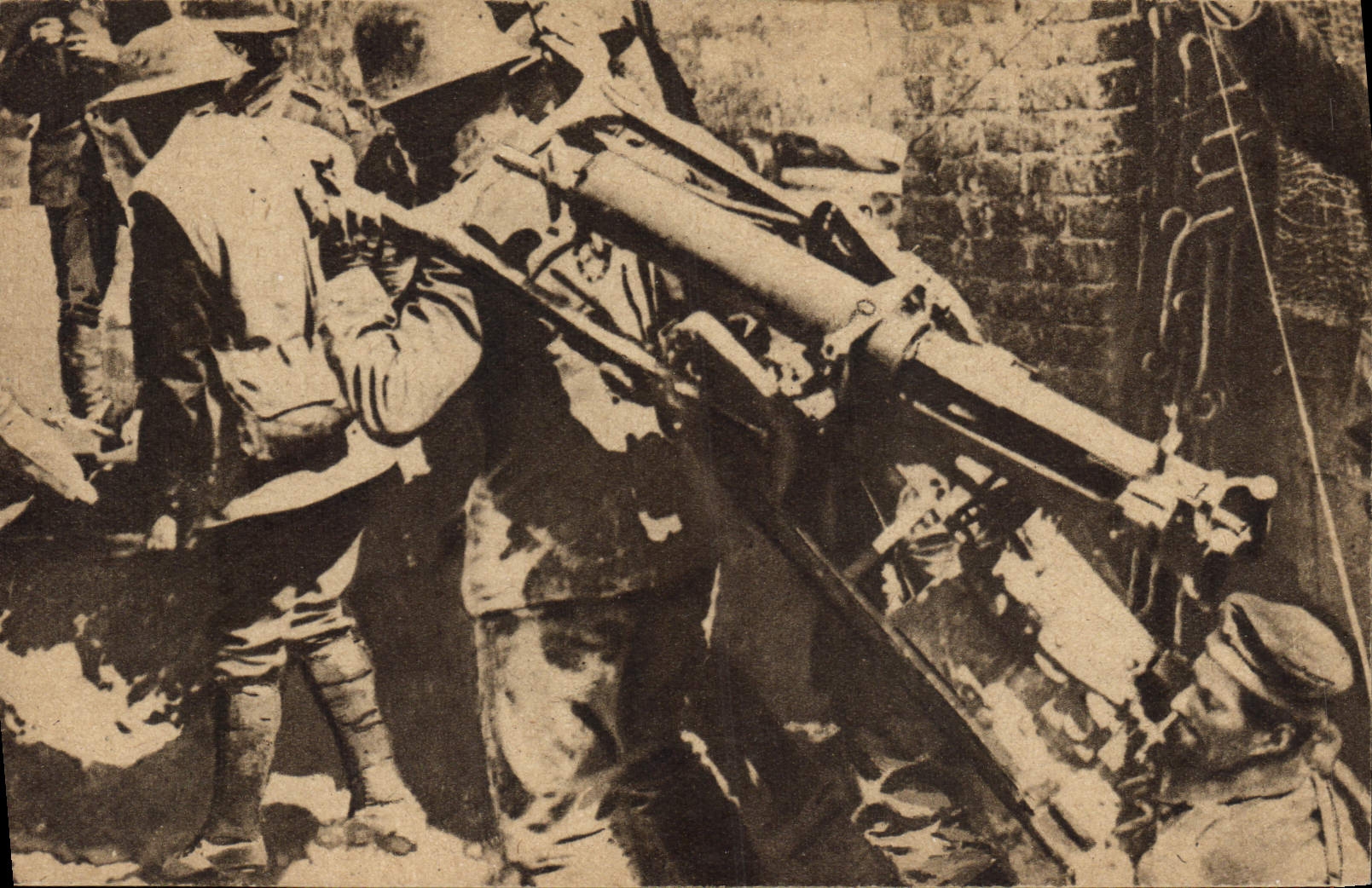 Fotógrafo de Guyot de la colección de Militaria de la POSTAL de la VENDIMIA la ilustración de Canon