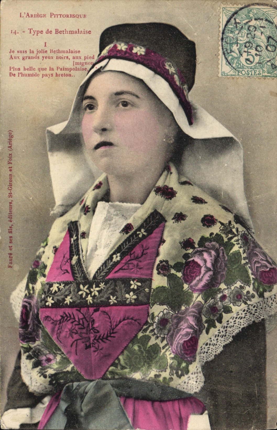 CPA Folklore Type de Bethmalaise 