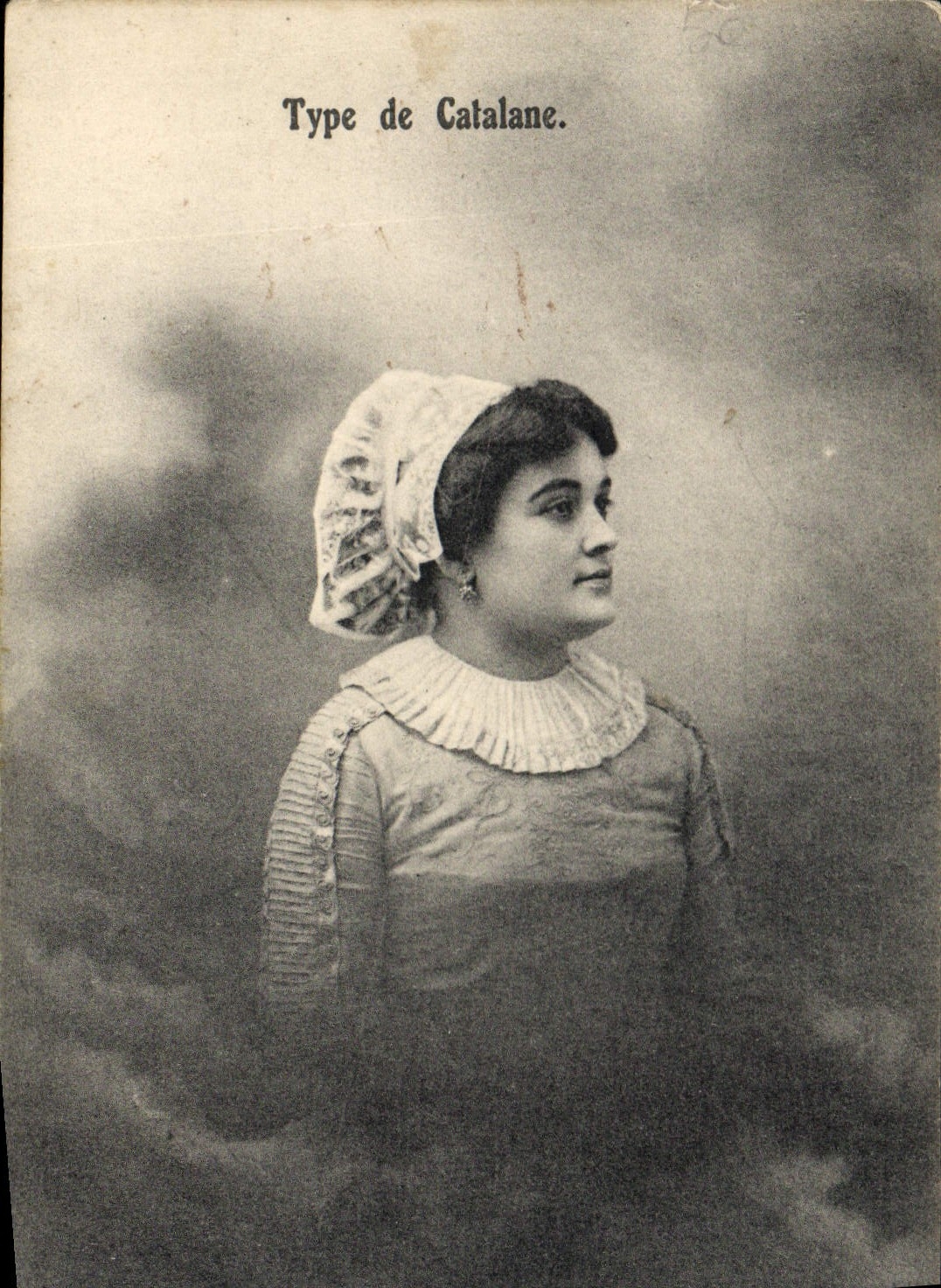 CPA Folklore Type de Catalane