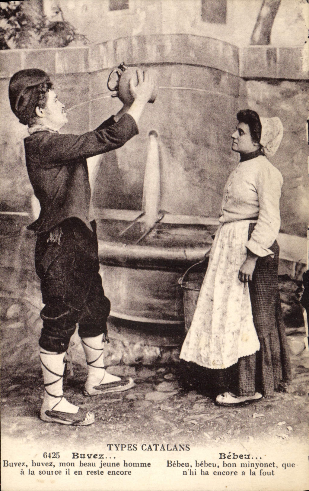 CPA Folklore Types Catalans