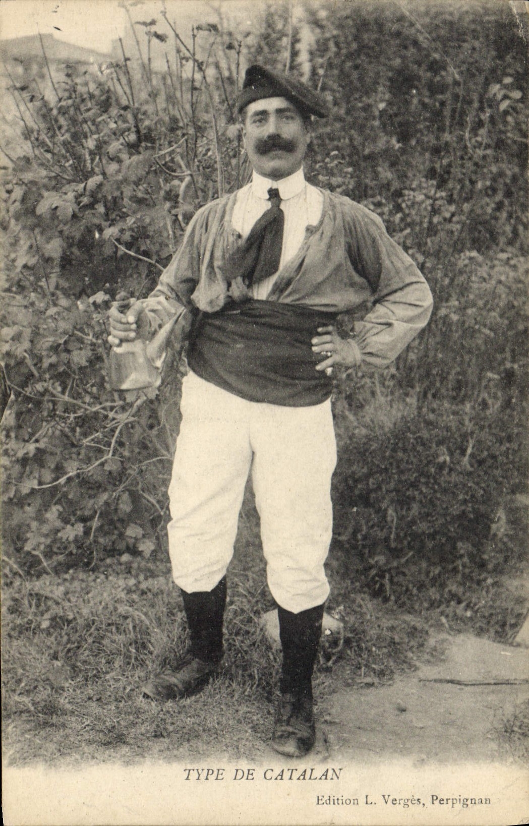 CPA Folklore Type de Catalan 