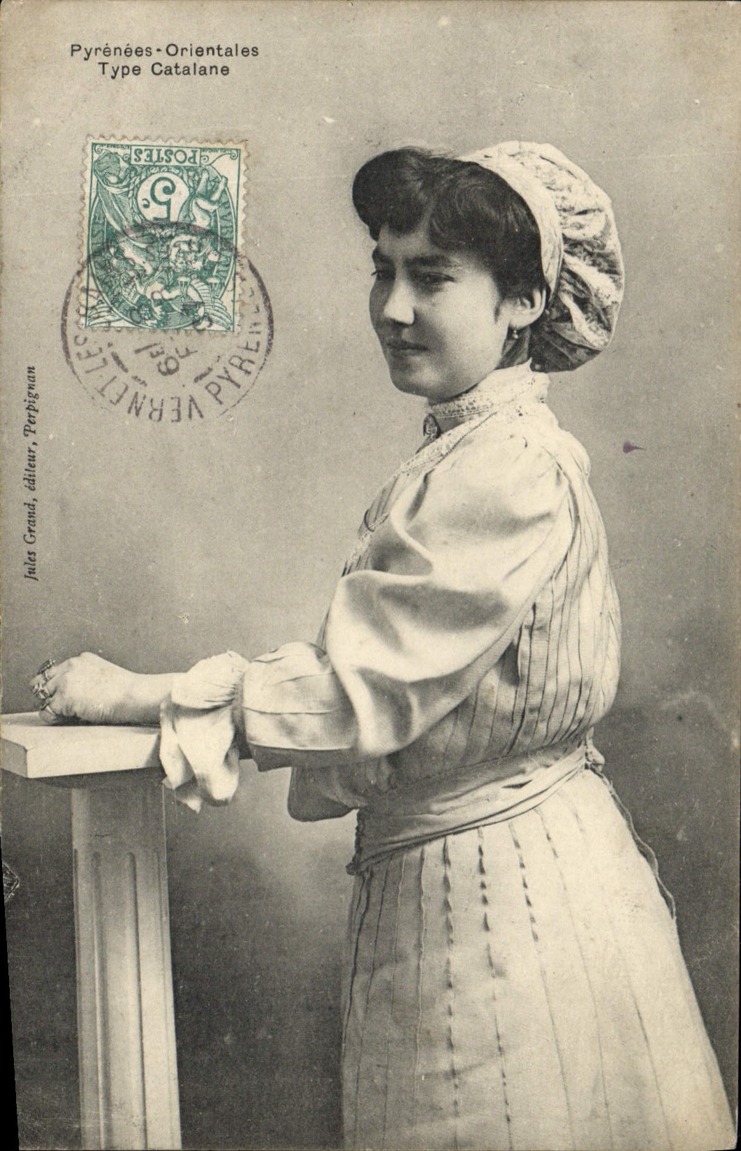 CPA Folklore Type Catalane