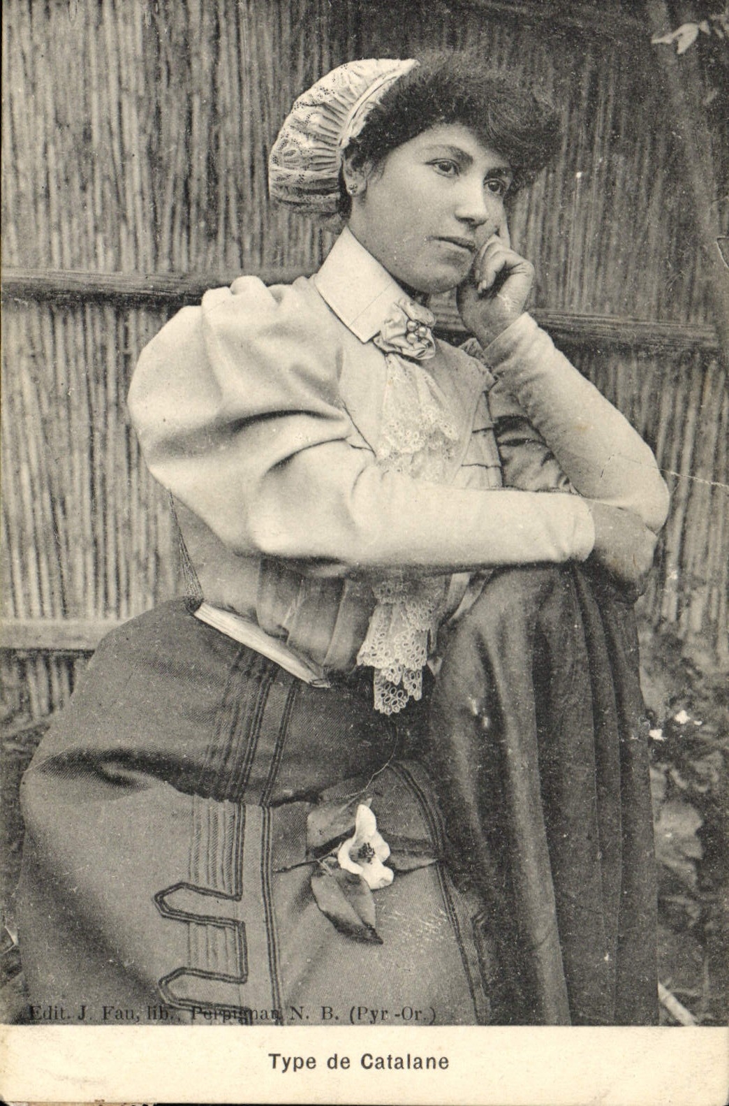 CPA Folklore Type Catalane