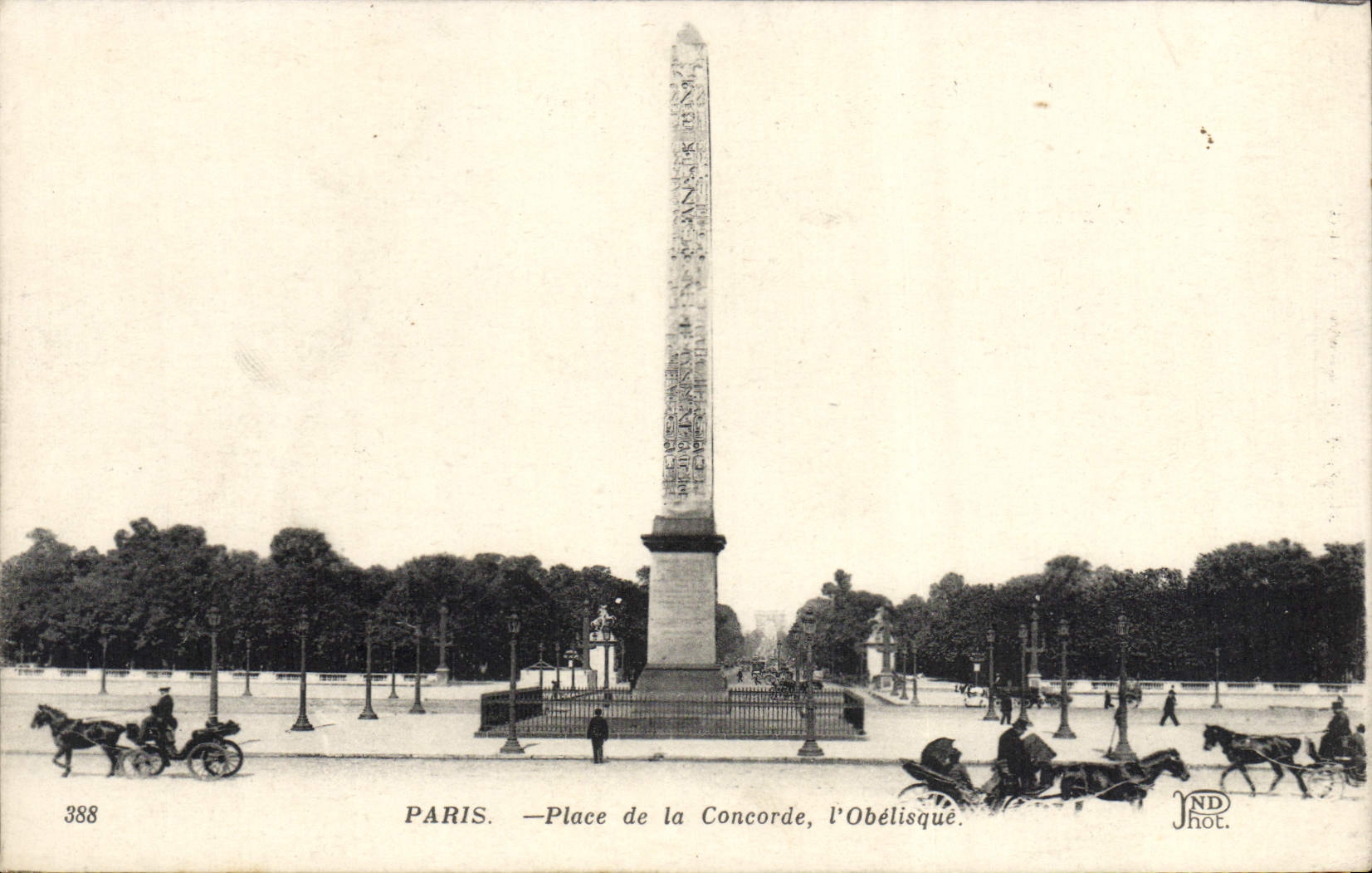 CPA Paris Place de la Concorde L'Obelisque