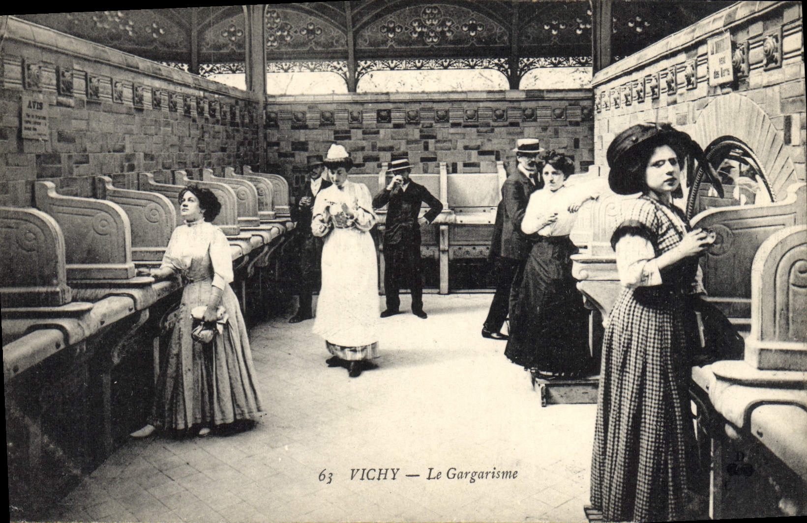 CPA Vichy Le Gargarisme