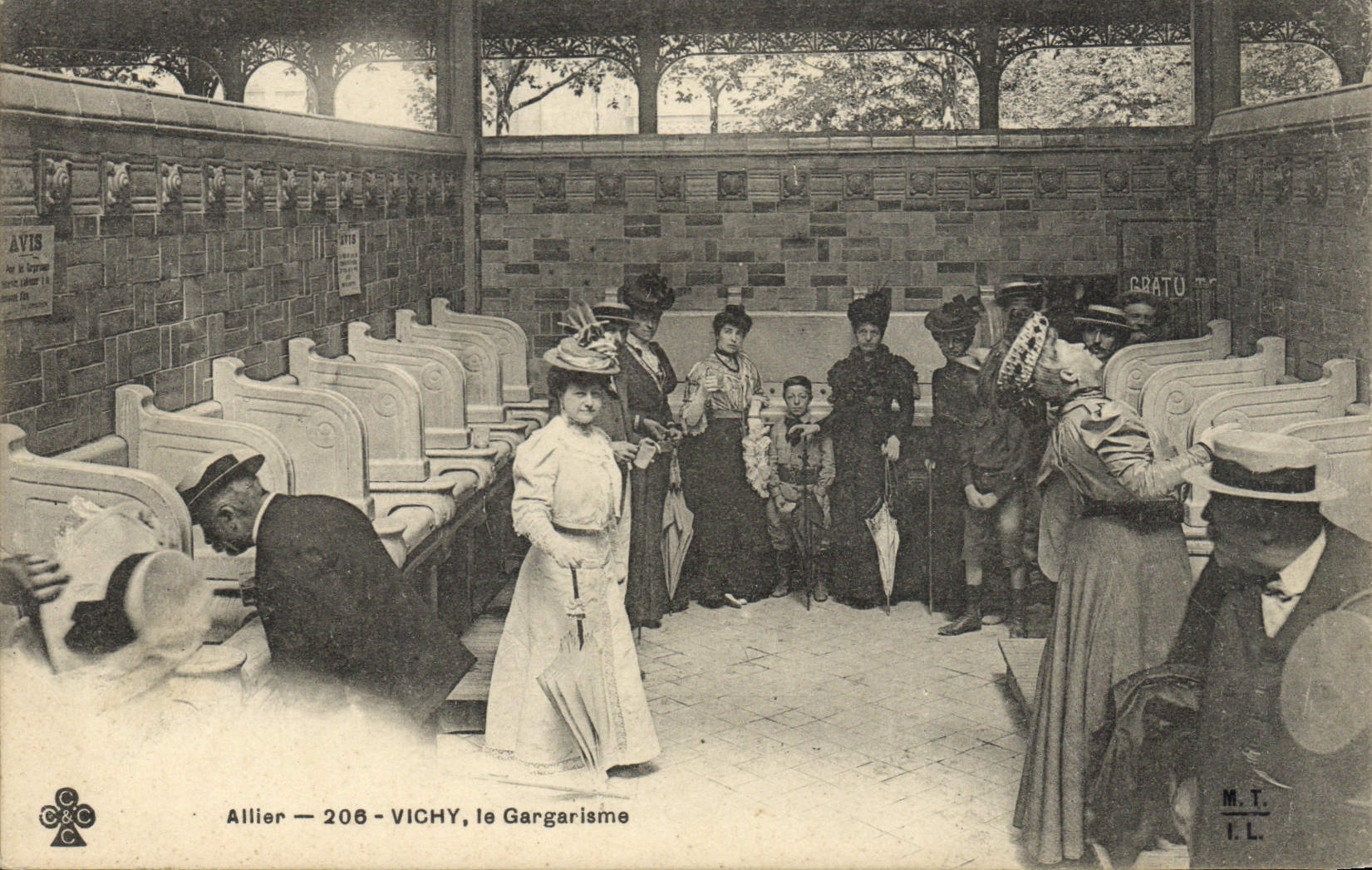 CPA Vichy Le Gargarisme