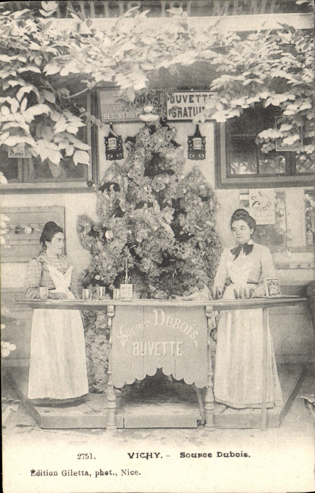 VINTAGE POSTCARD Vichy Dubois Source
