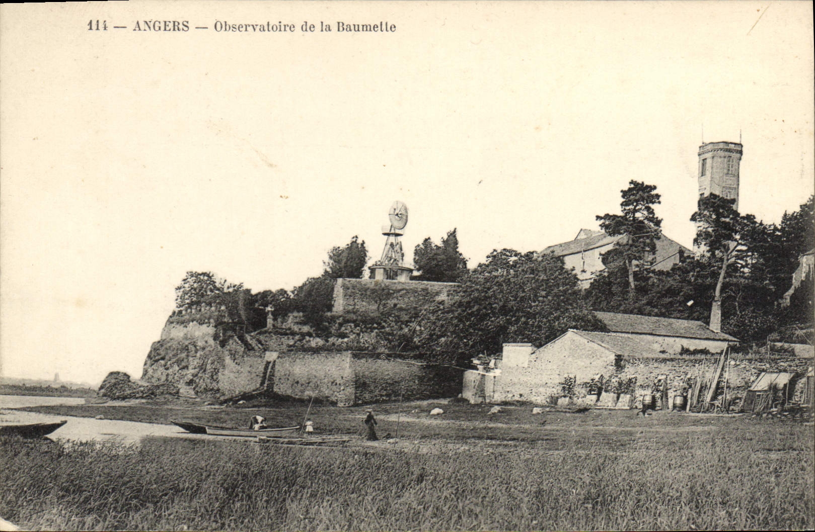 VINTAGE POSTCARD Angers Observatory Of Baumette