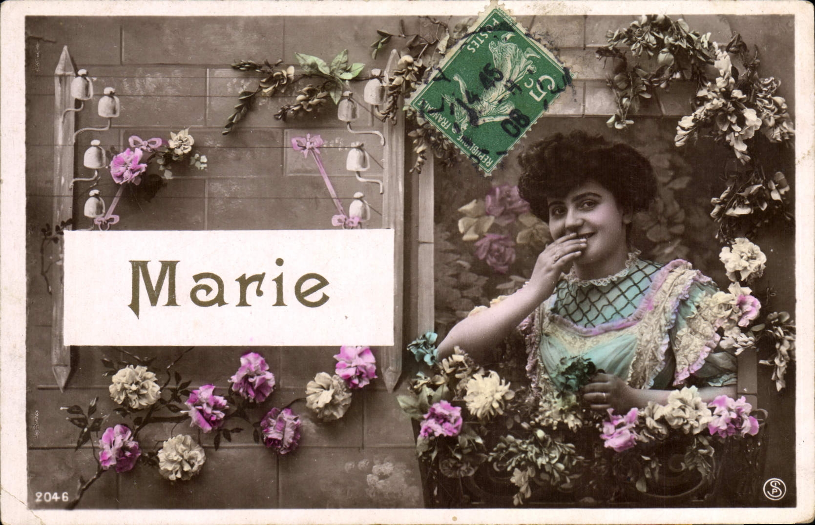 CPA Fantaisie Prenom Marie