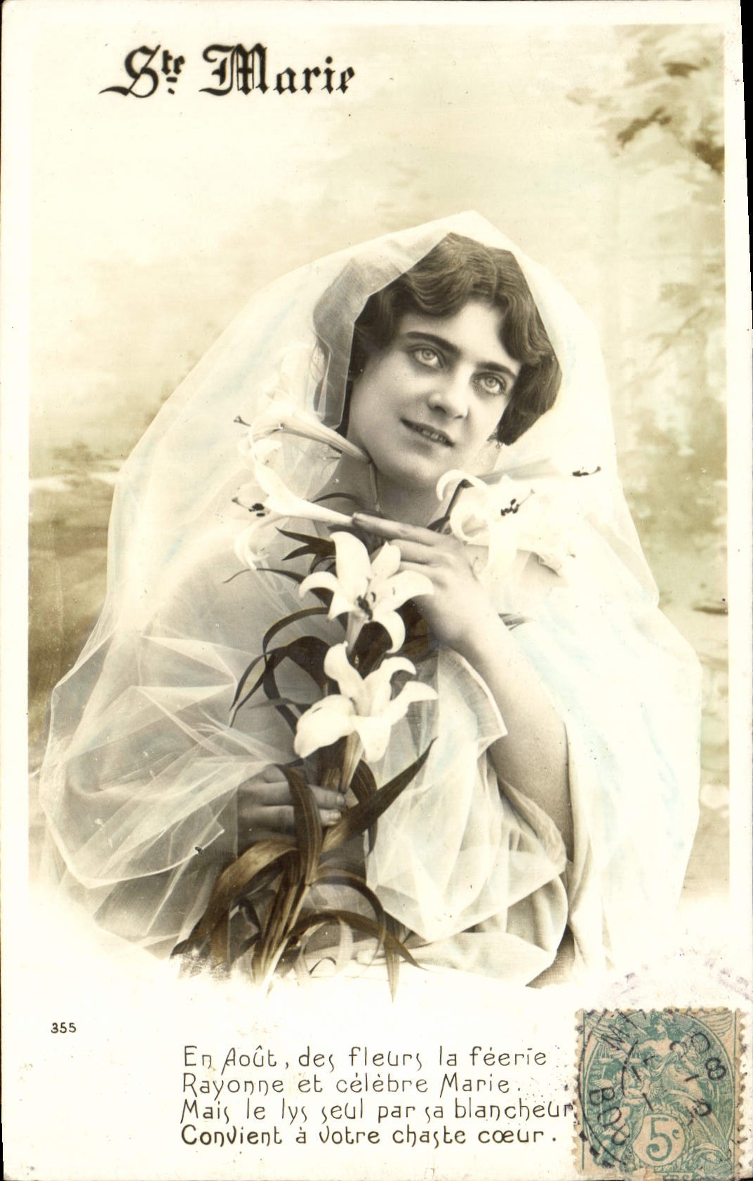 CPA Fantaisie Prenom Marie