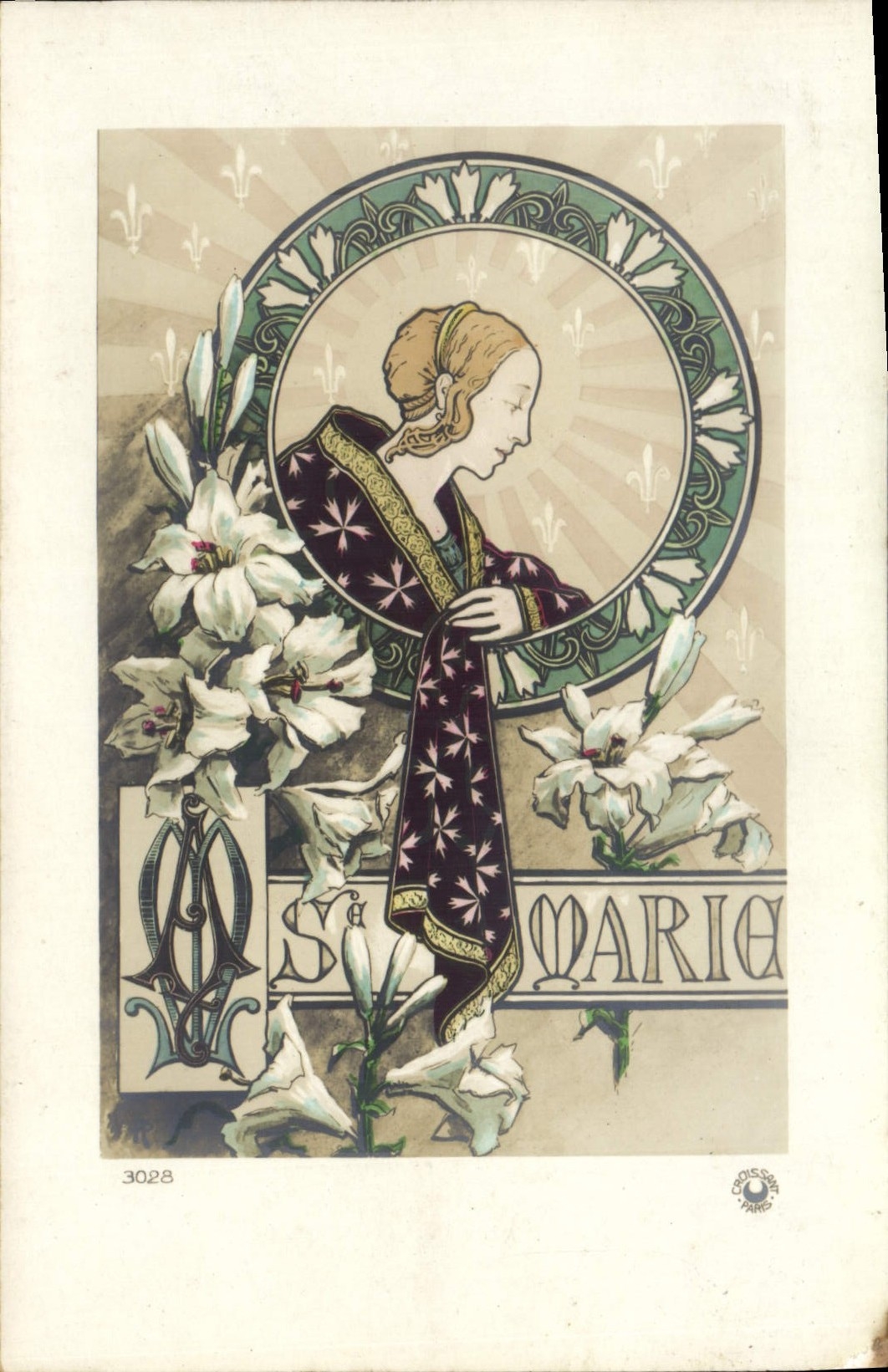 CPA Fantaisie Prenom Marie