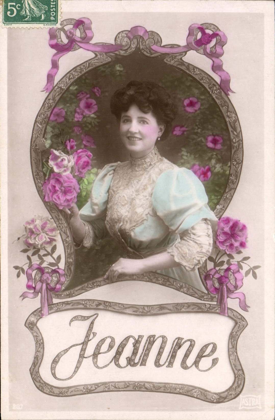 CPA Fantaisie Prenom Jeanne 