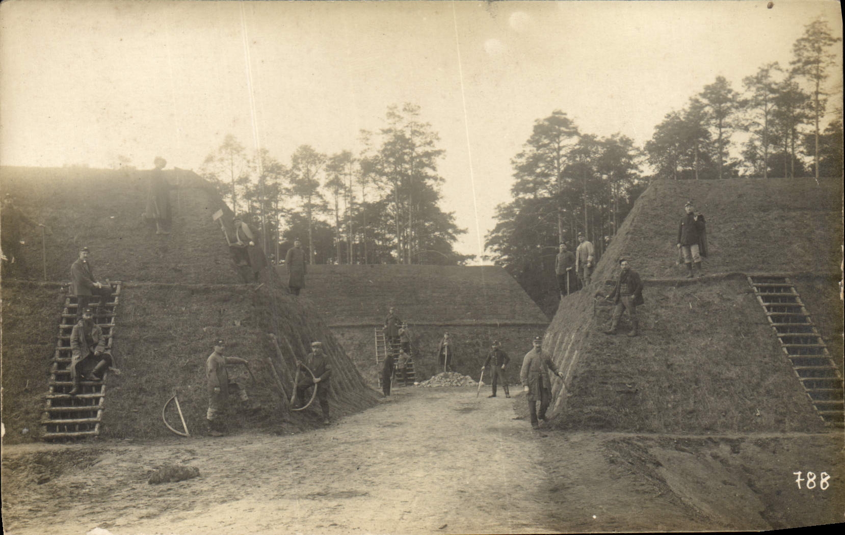 CARTE PHOTO Militaria Camp Konigsbruck Sachsen