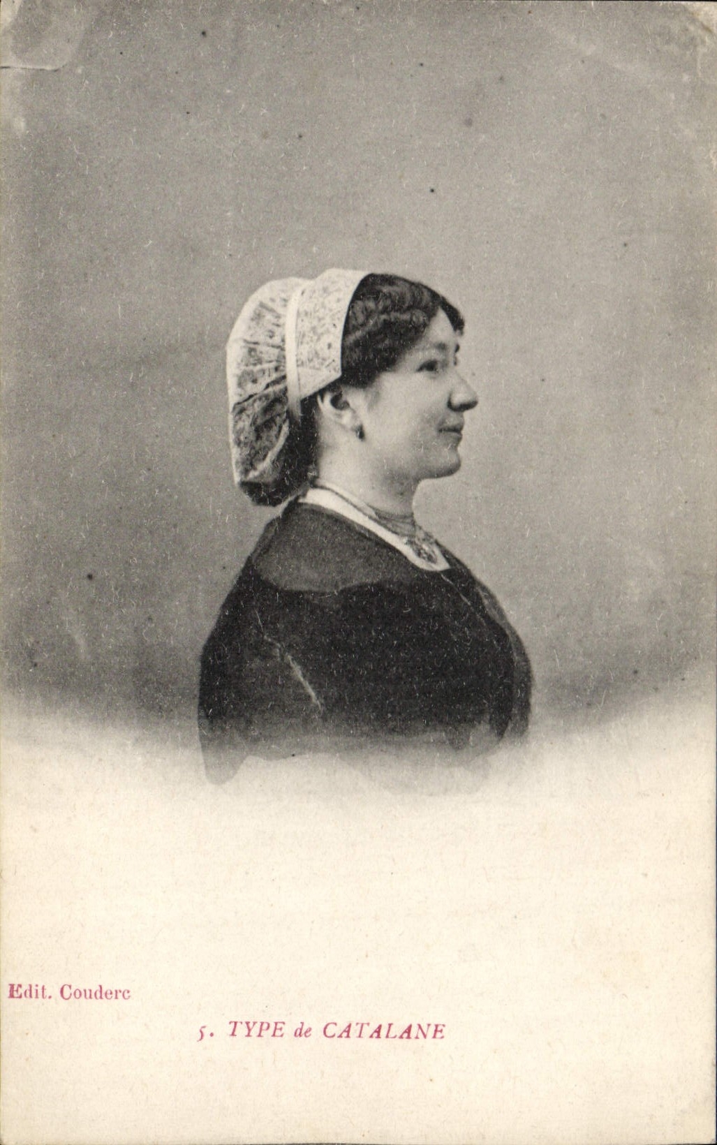 CPA Folklore Type de Catalane 