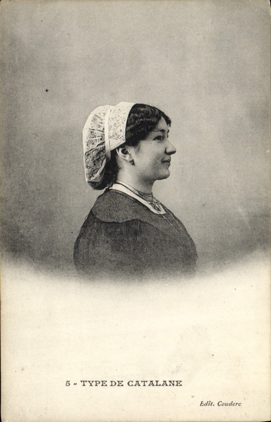 CPA Folklore Type de Catalane 