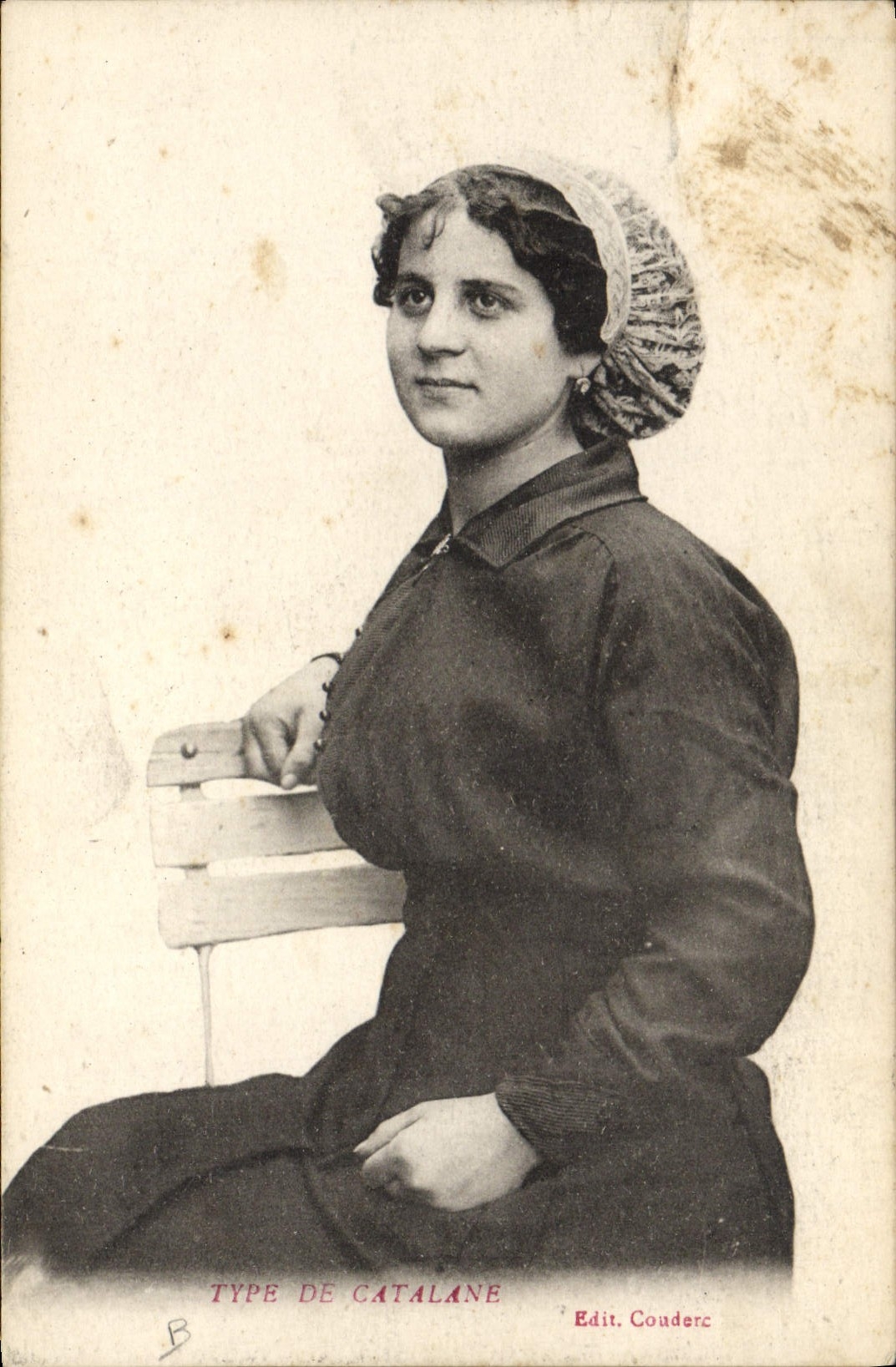 CPA Folklore Type de catalane 