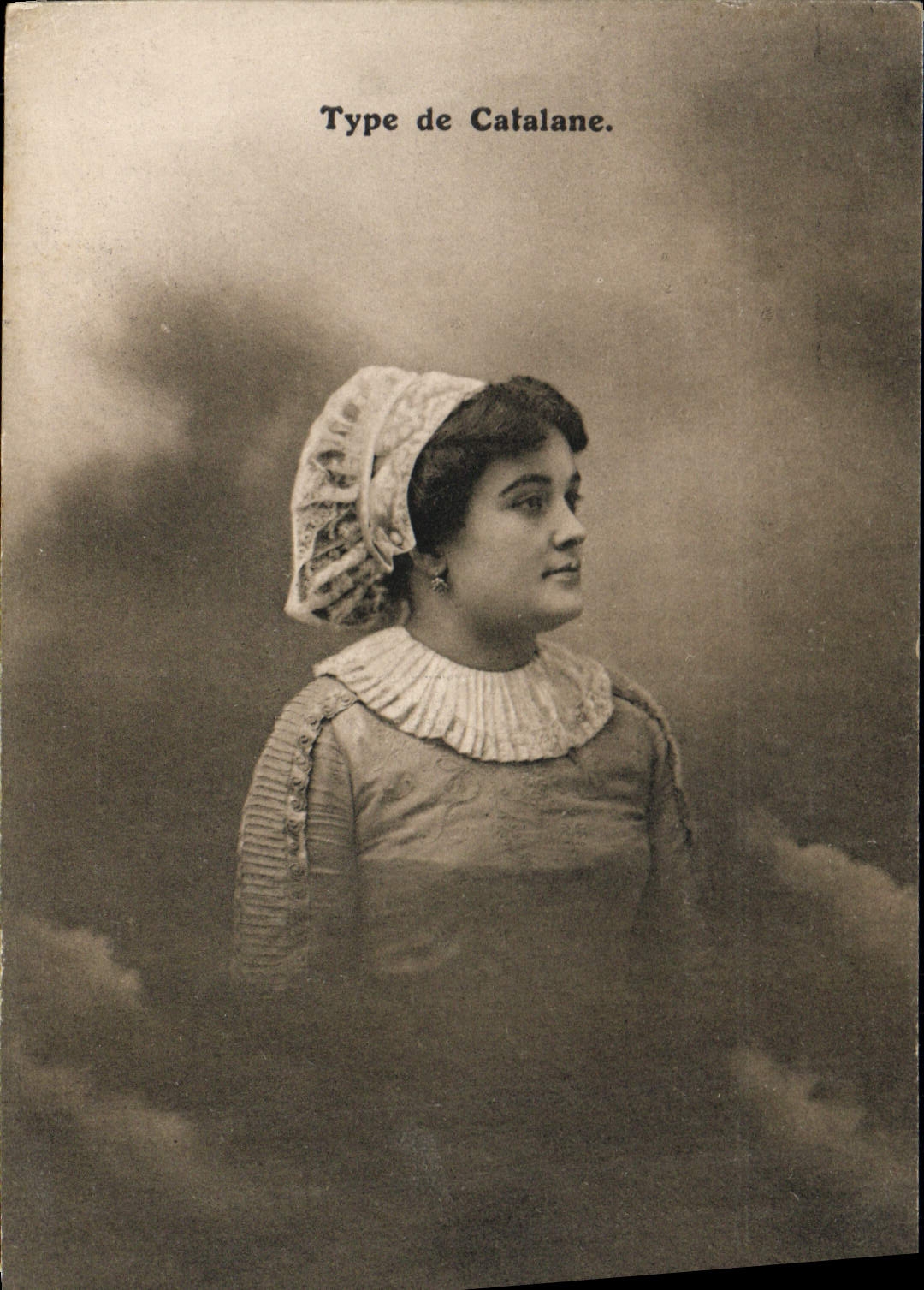 CPA Folklore Type de Catalane 