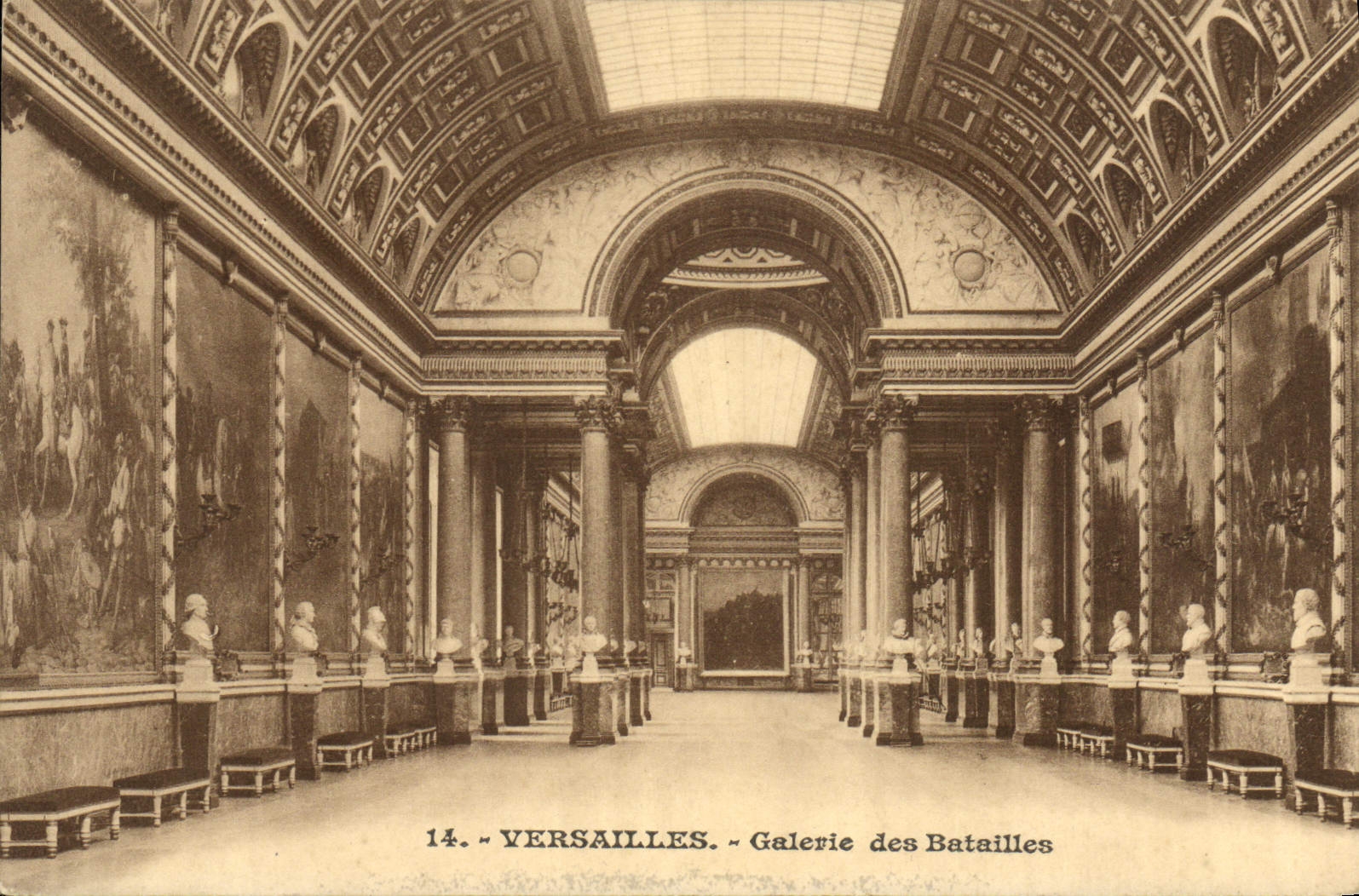 CPA Versailles Galerie Des Batailles