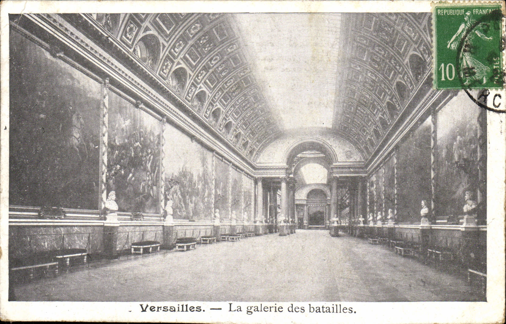 CPA Versailles La Galerie Des Batailles