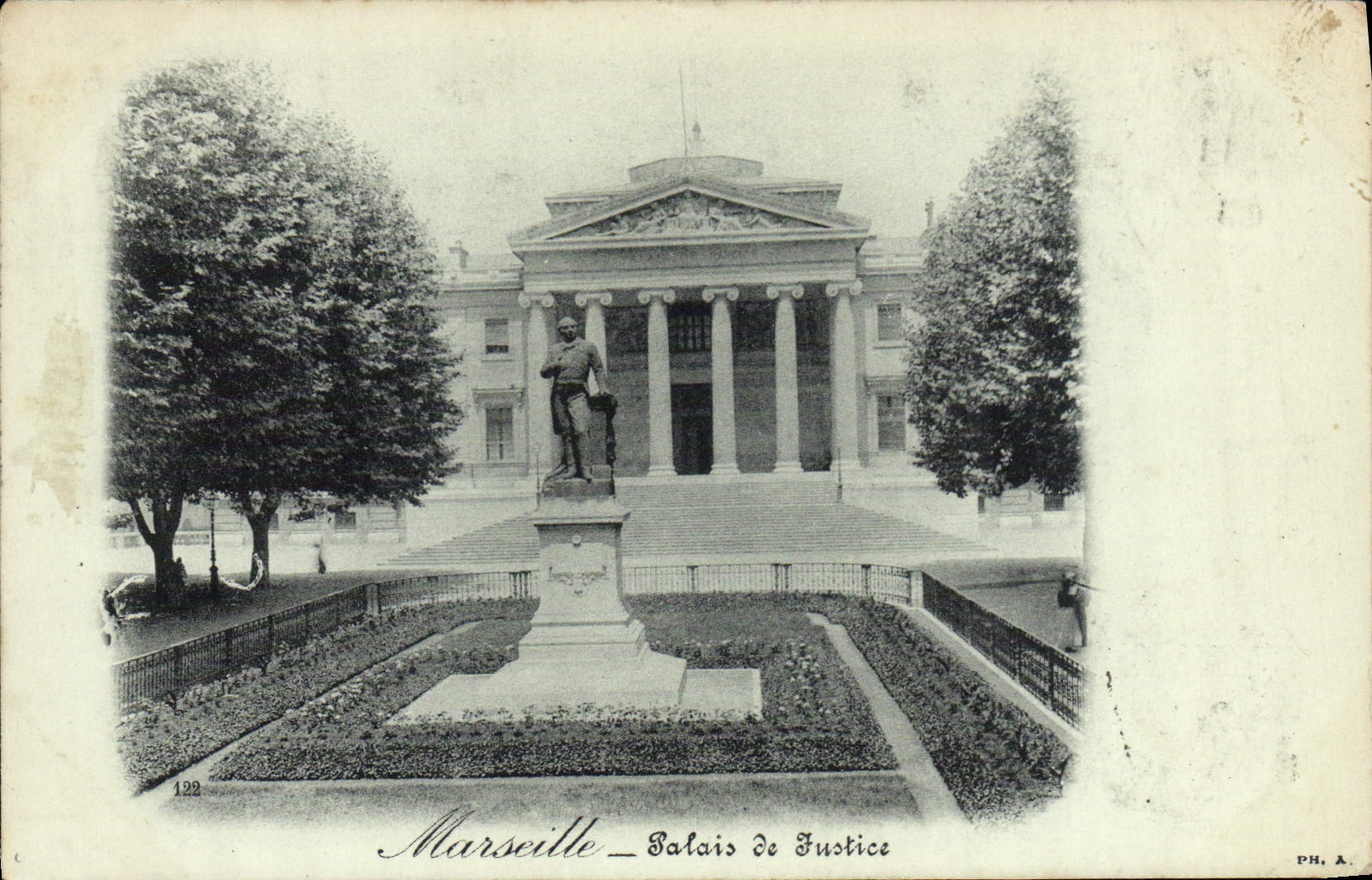 CPA Marseille Palais De Justice
