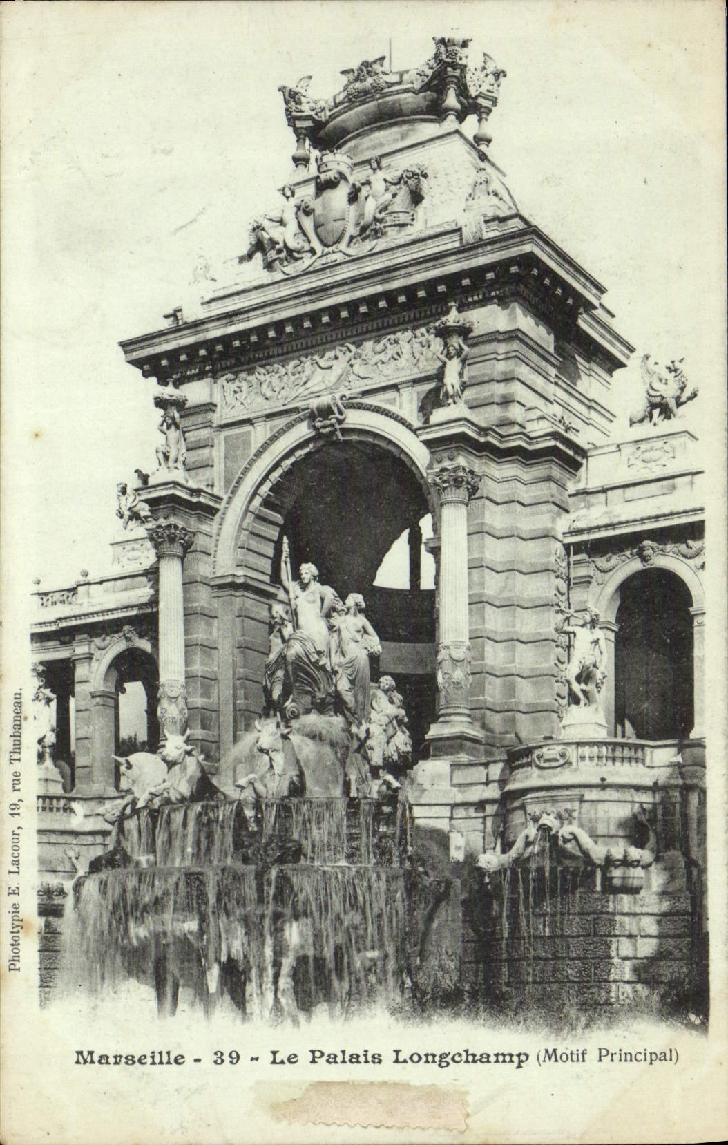 CPA Marseille Le Palais Longchamp