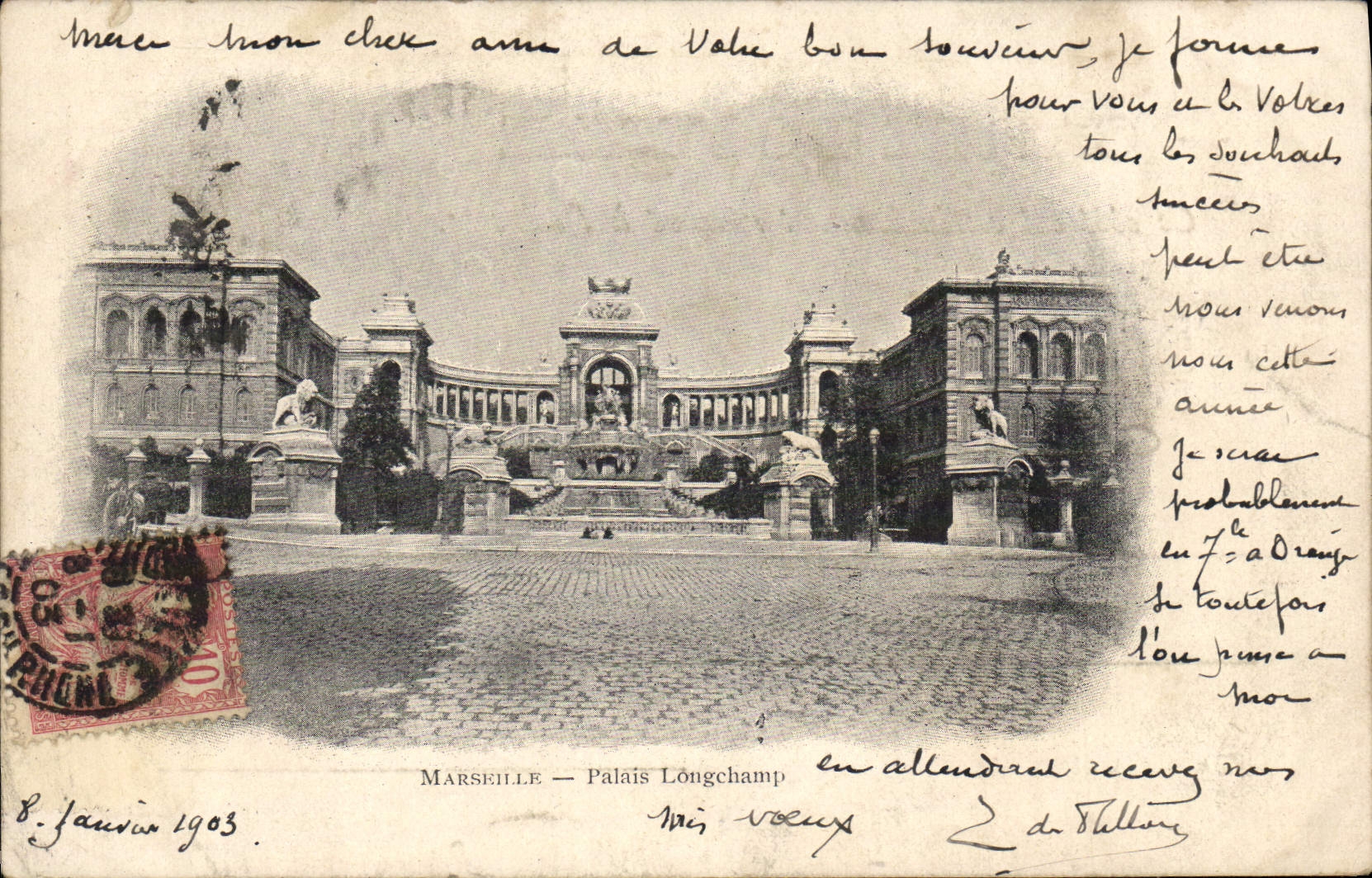 CPA Marseille Palais Longchamp