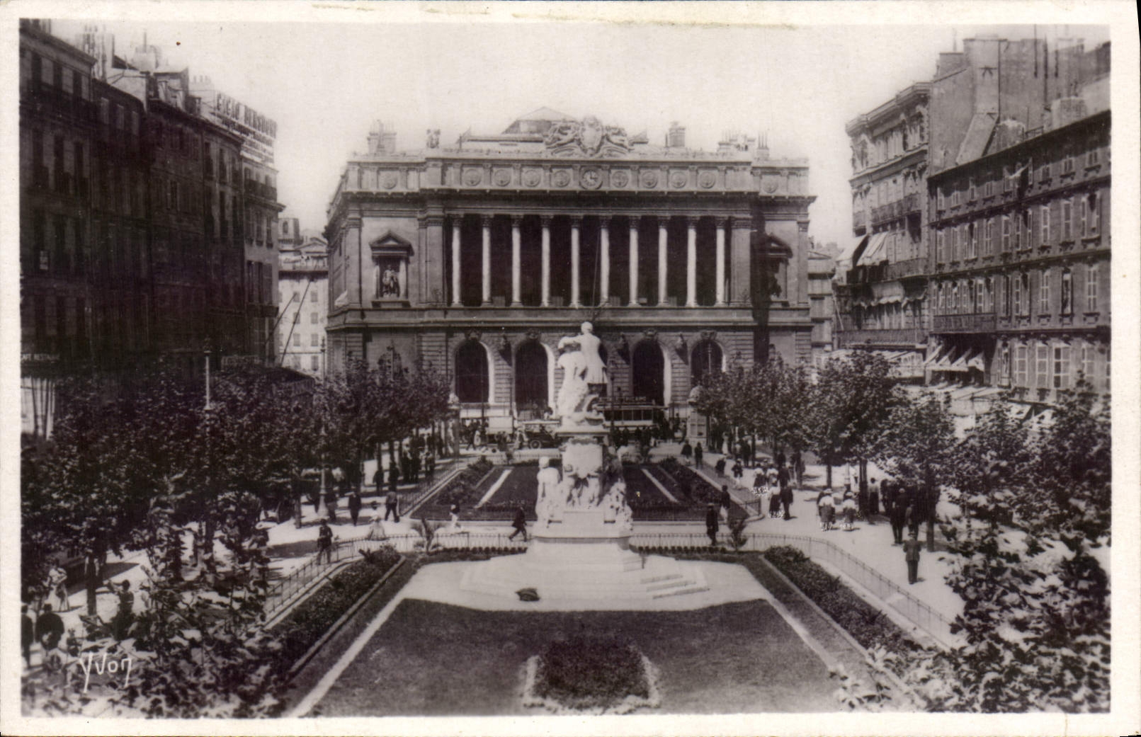 CPA Marseille Place De La Bourse